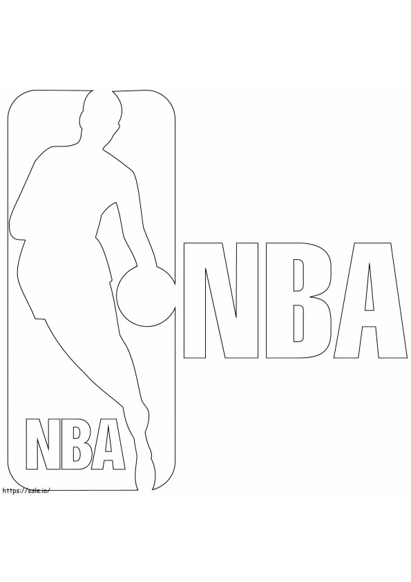 1576551316 Logotipo De La NBA para colorear