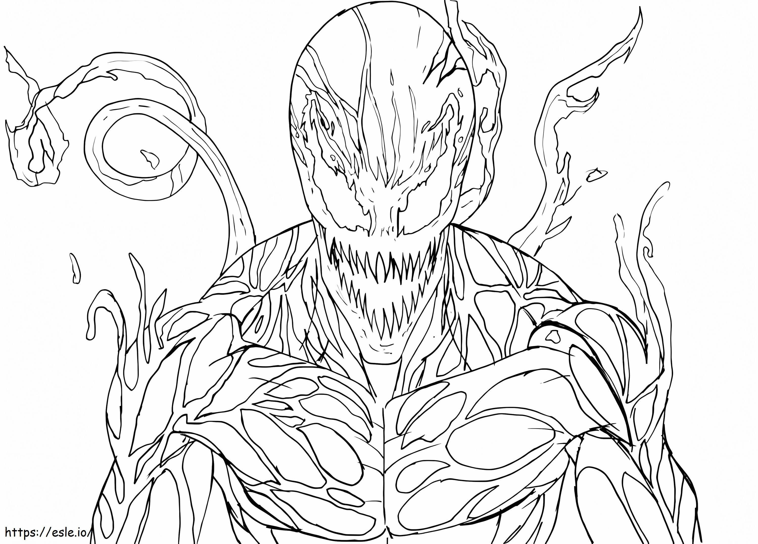 Monster Carnage coloring page
