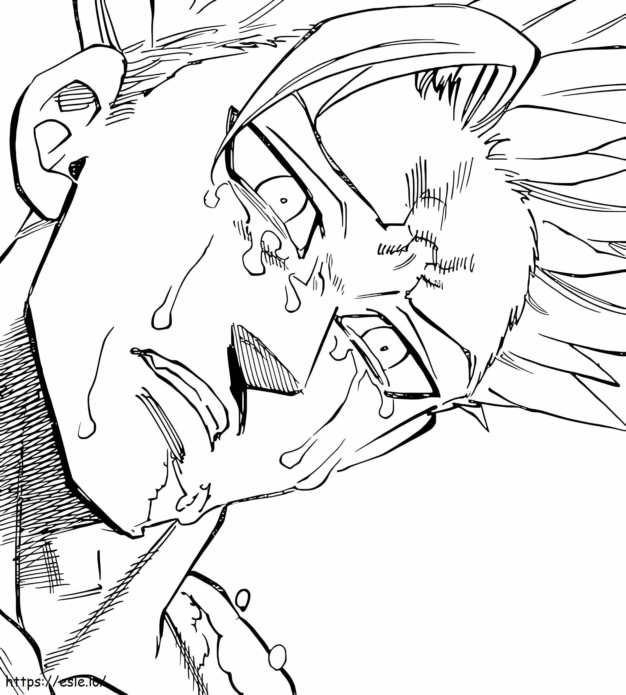 1561023818 Ban Crying A4 coloring page
