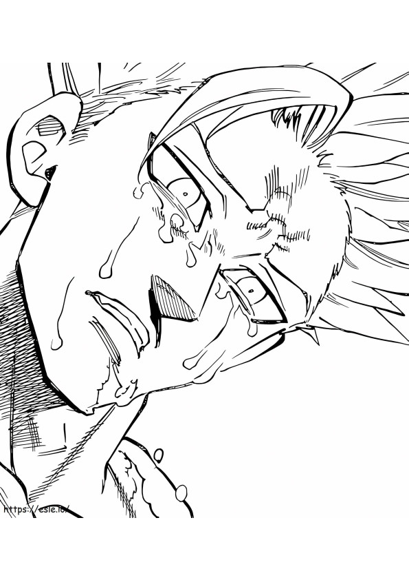 1561023818 Ban Crying A4 coloring page