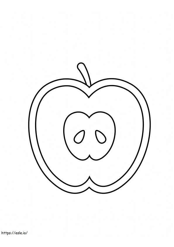 Apple Sticker coloring page