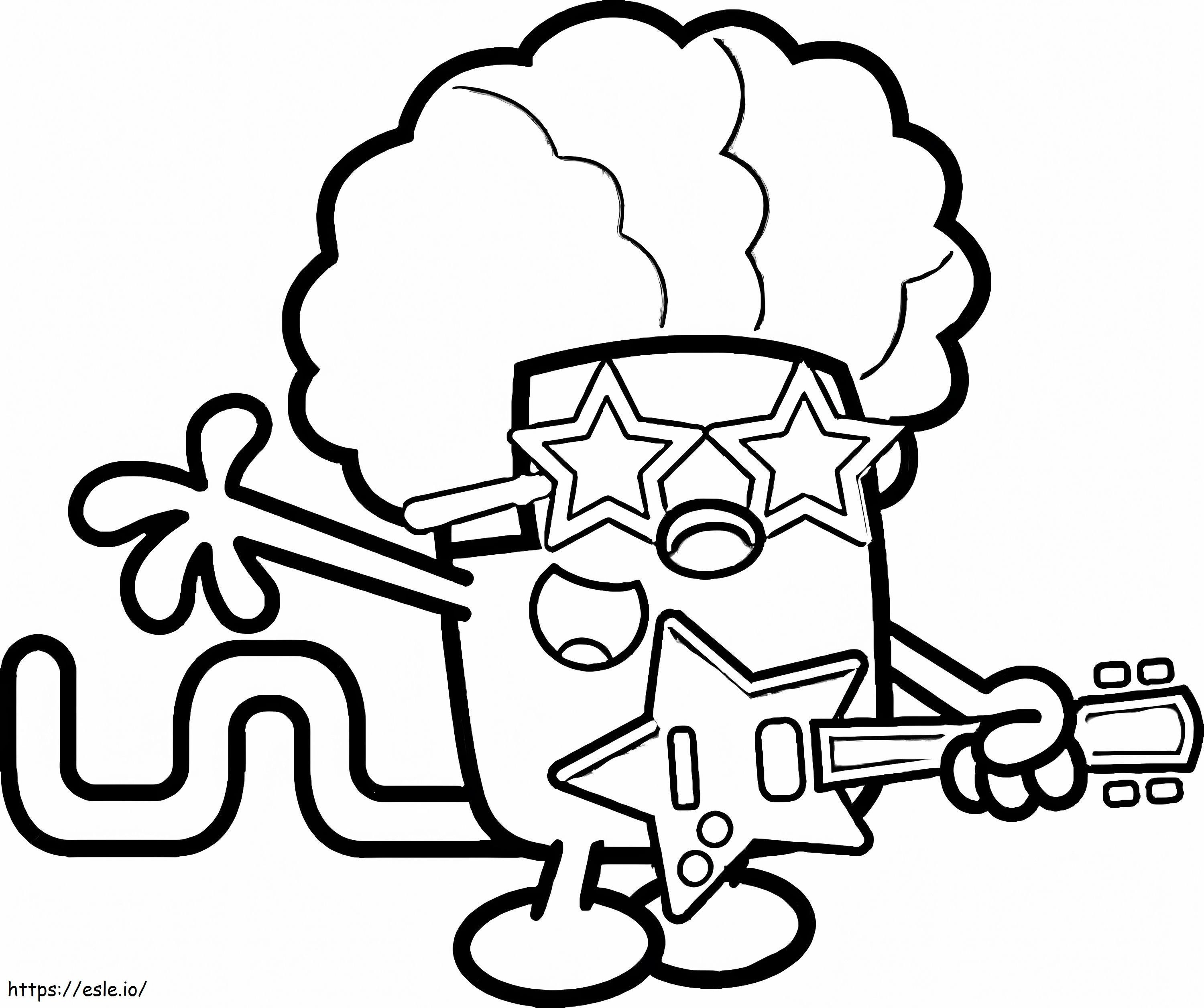 Cool Wubbzy coloring page