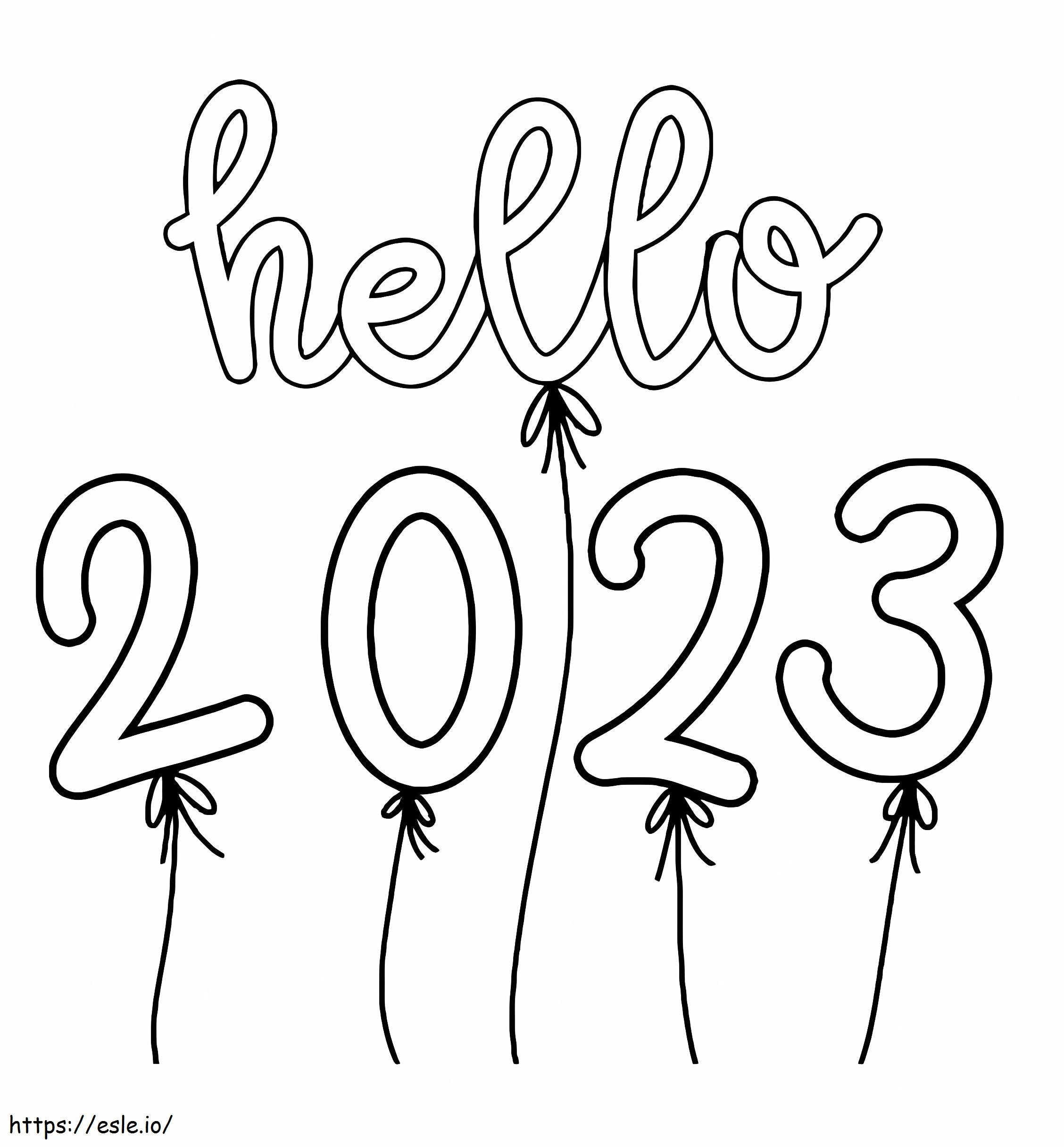 Merhaba 2023 boyama