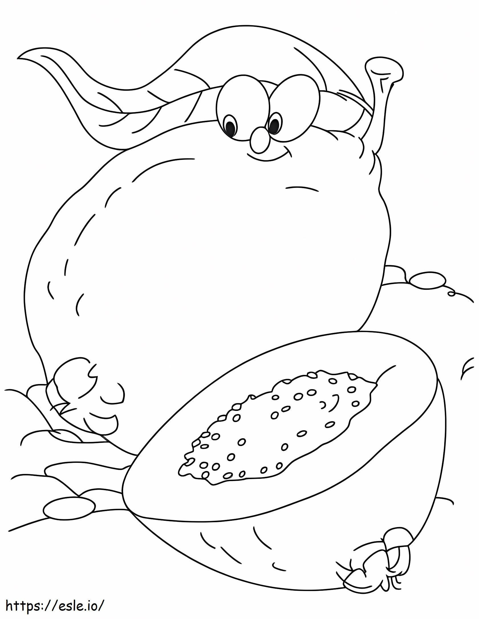 Cartoons Of Guava And Stock coloring page