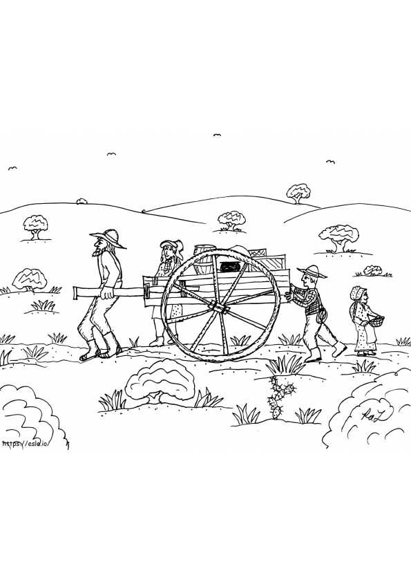 Pioneer Day 15 coloring page