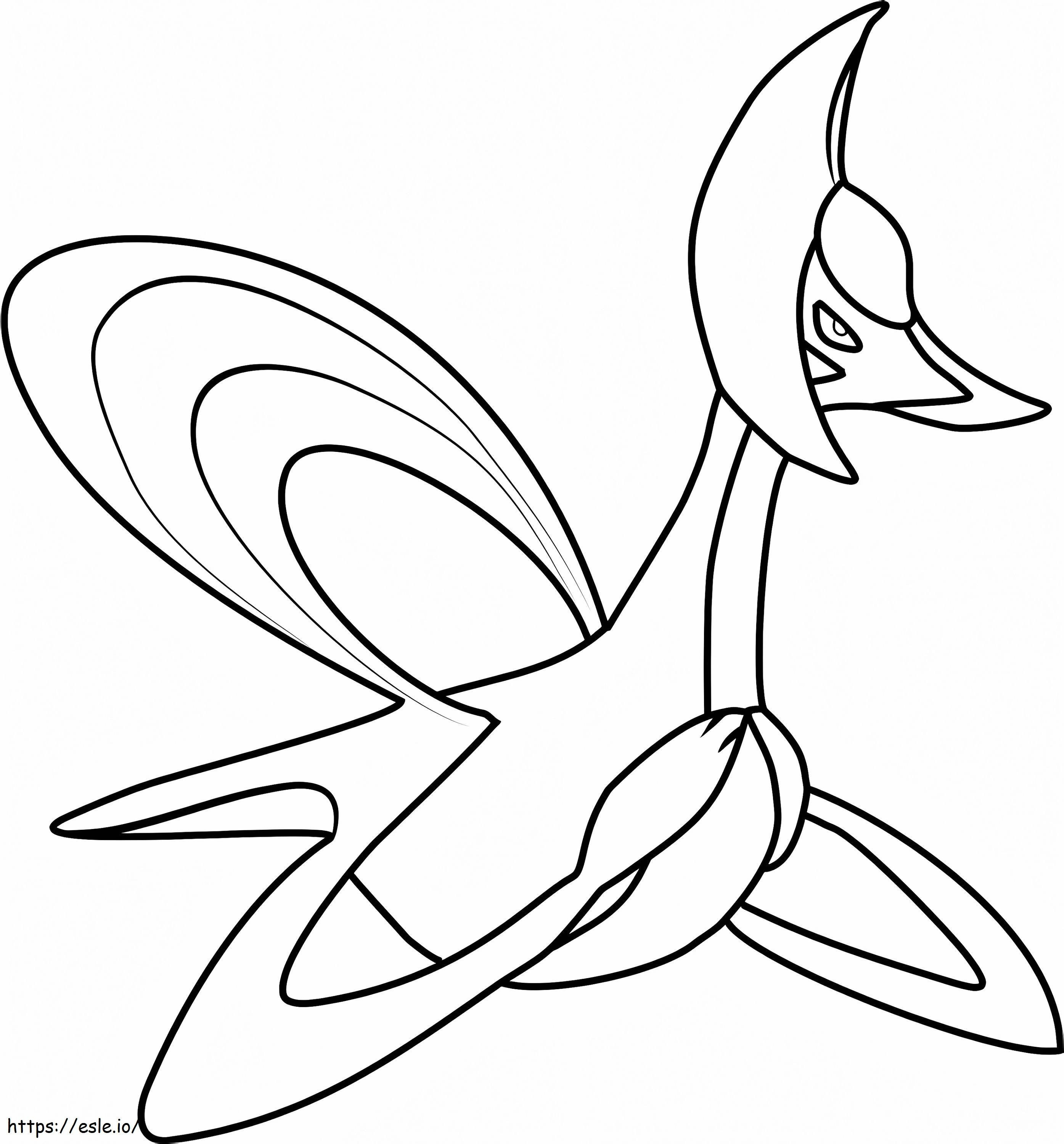 Cresselia Pokémon kifestő