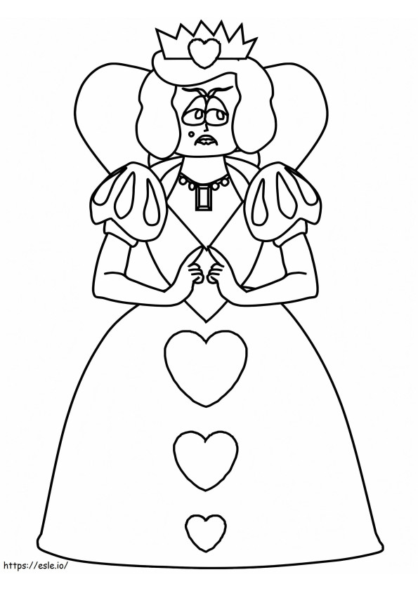 Ugly Queen coloring page