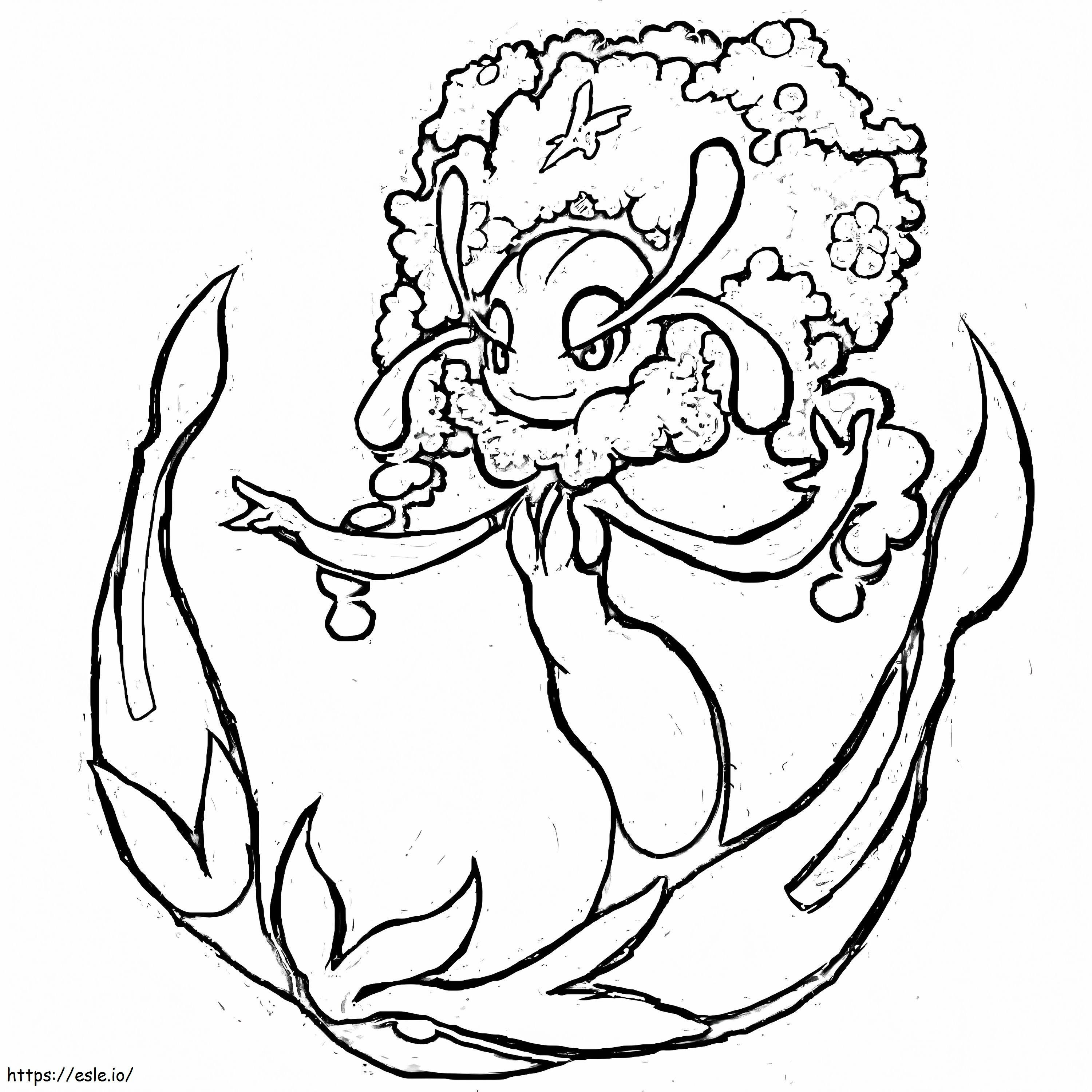 Lovely Florges coloring page
