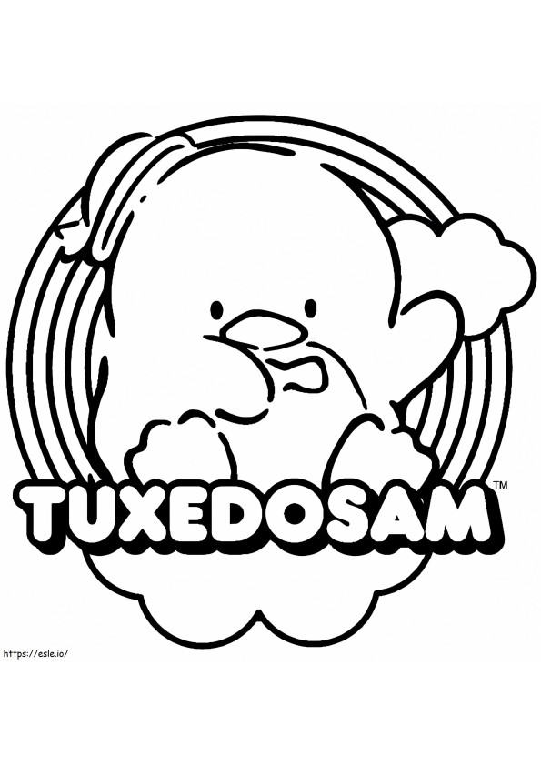 Free Printable Tuxedo Sam coloring page