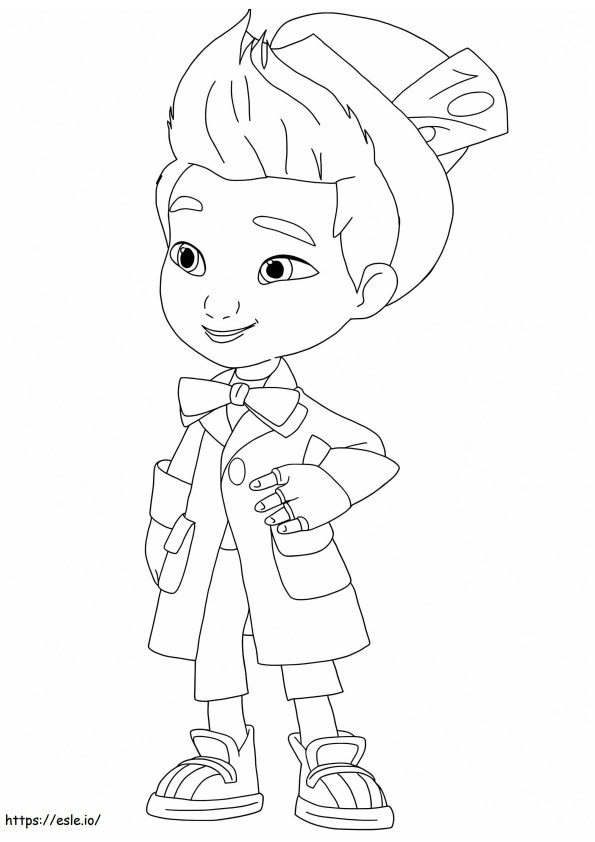 Hattie From Printable Alices Wonderland Bakery coloring page