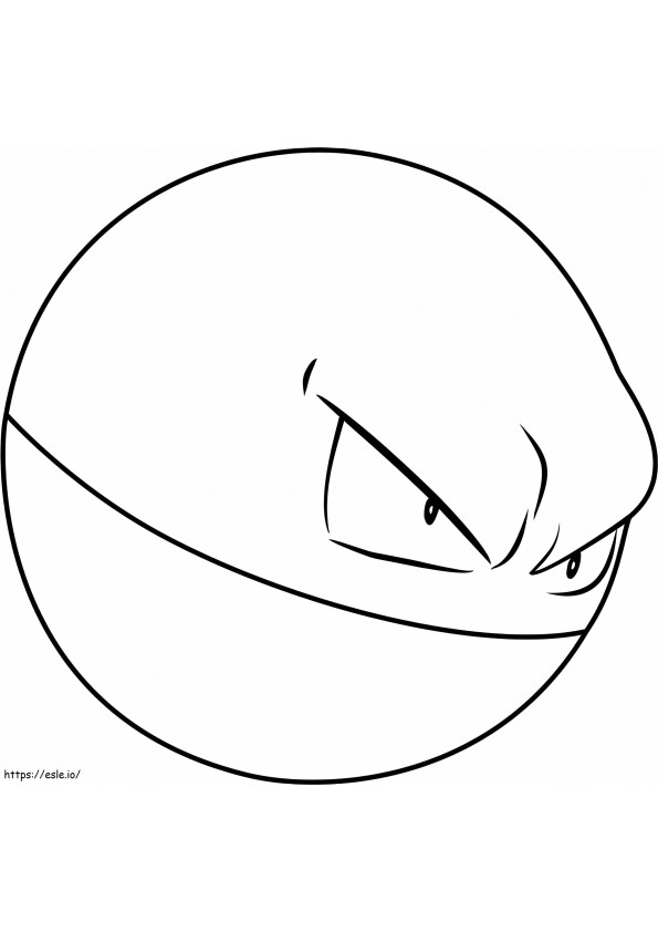 Angry Vole coloring page