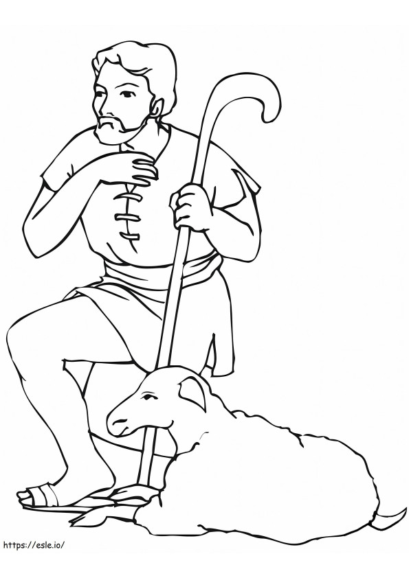 1577326586 Nativity Shepard coloring page