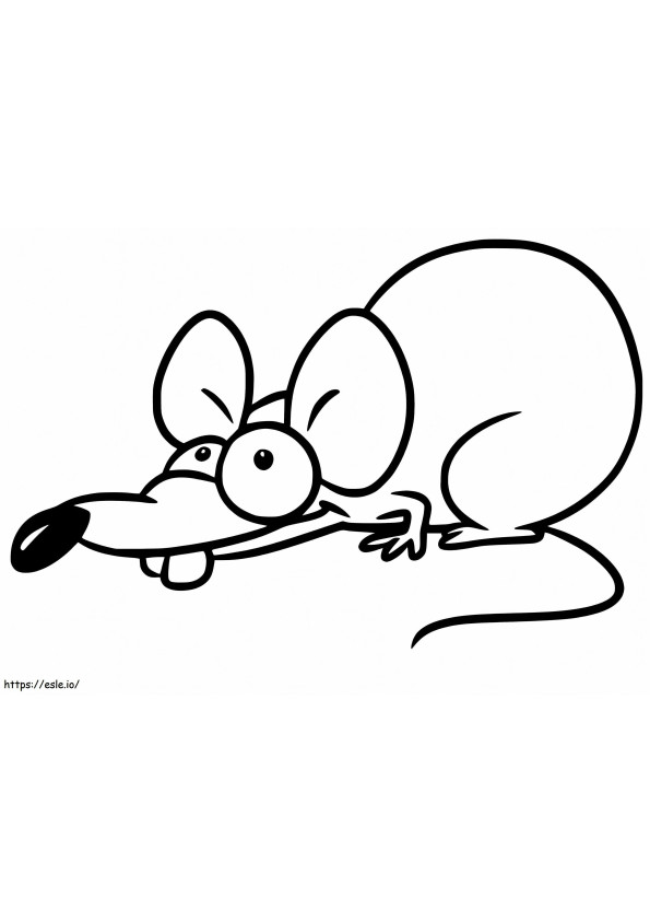 Rato Raposo para colorir