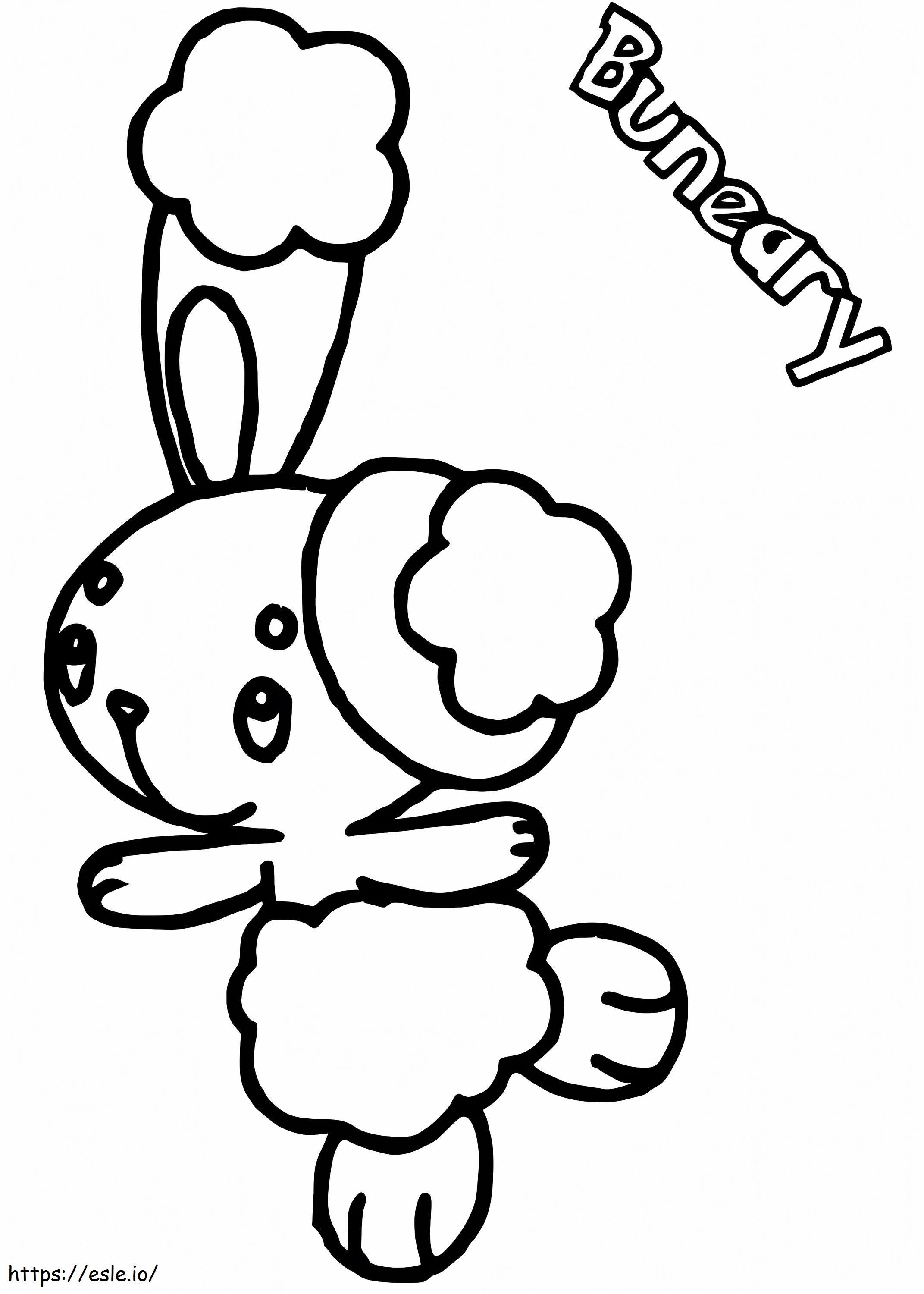 Printable Buneary Pokemon coloring page