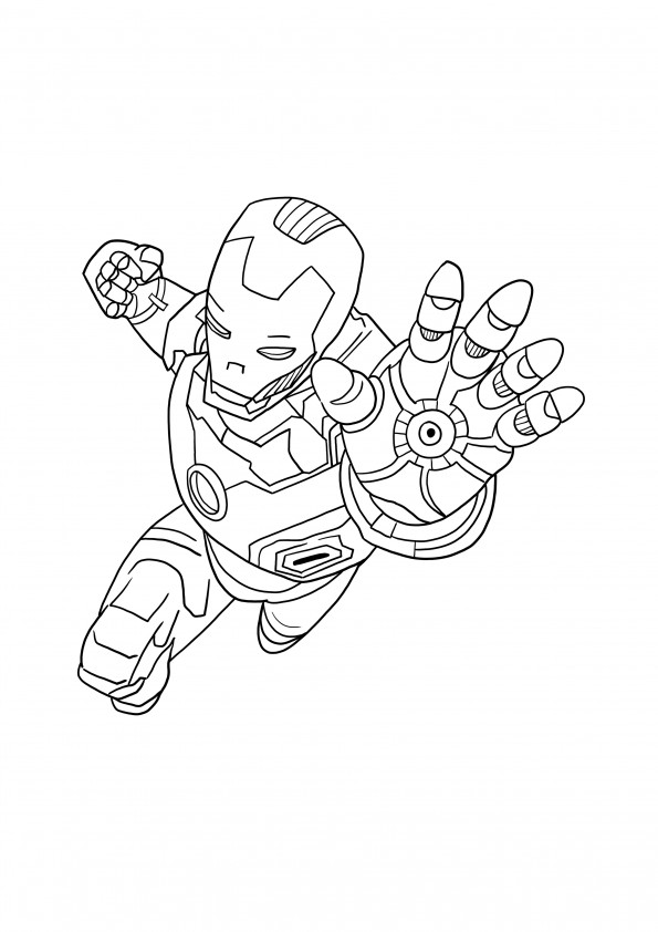 Avengers coloring and free downloading