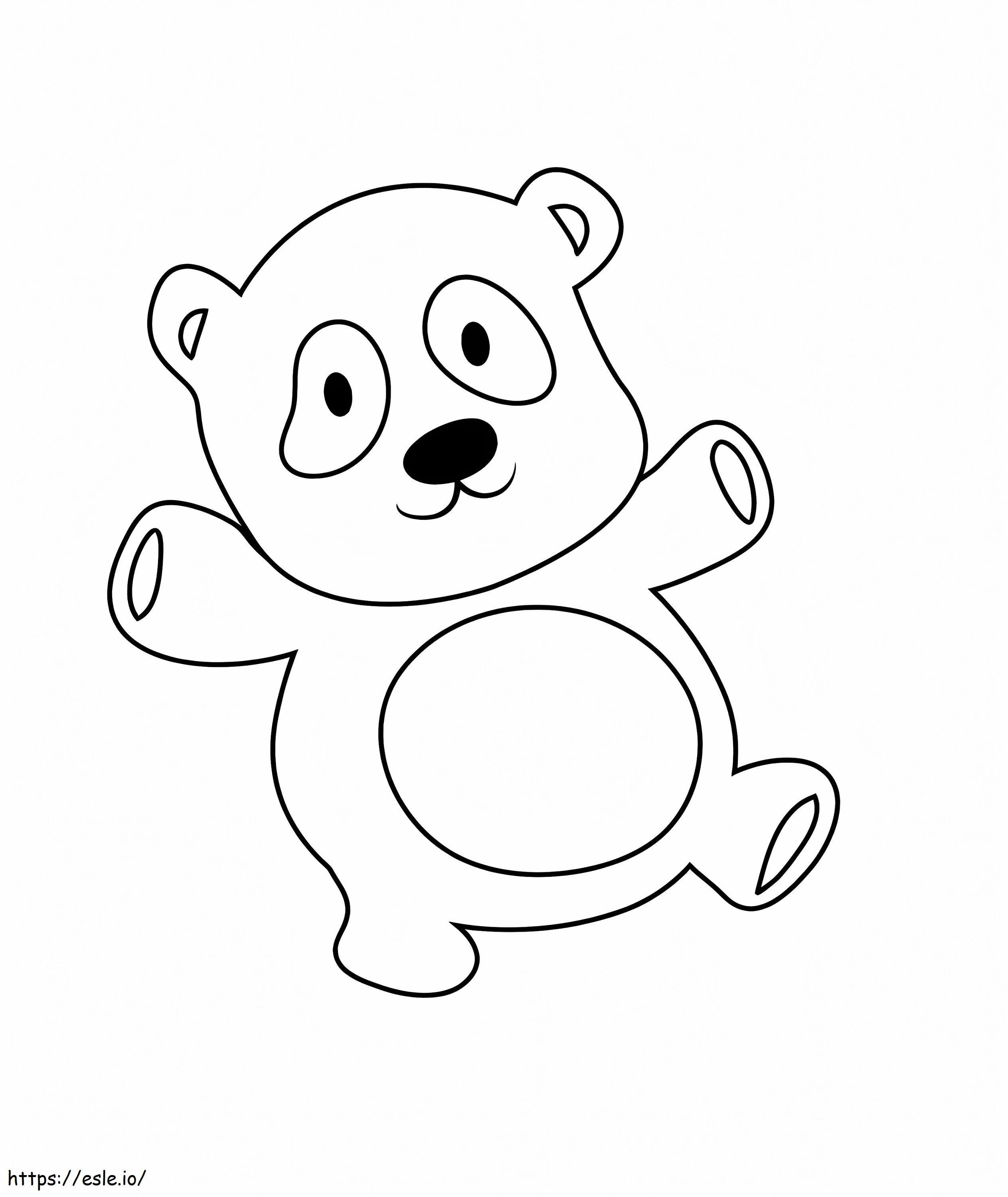 Panda Teddy Bear kifestő