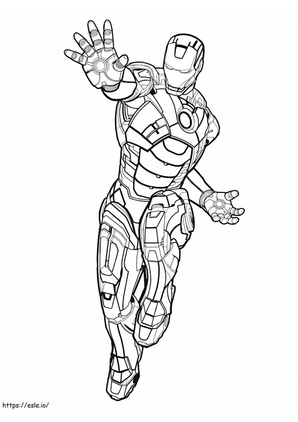Good Ironman coloring page