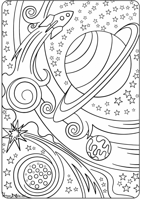Amazing Space coloring page