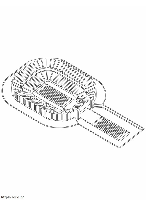World Cup Stadium1 coloring page