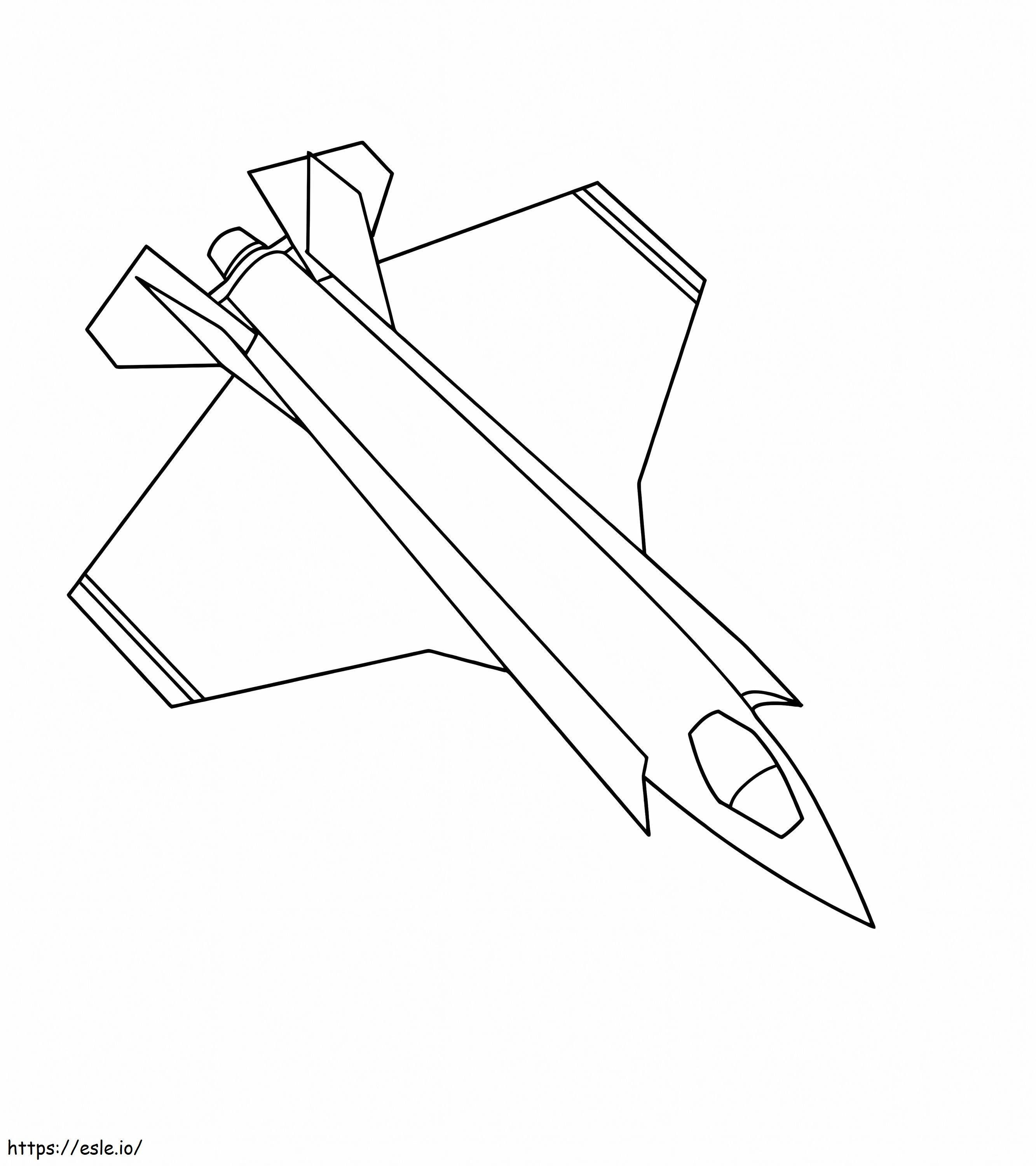 Coloriage Avions faciles à imprimer dessin