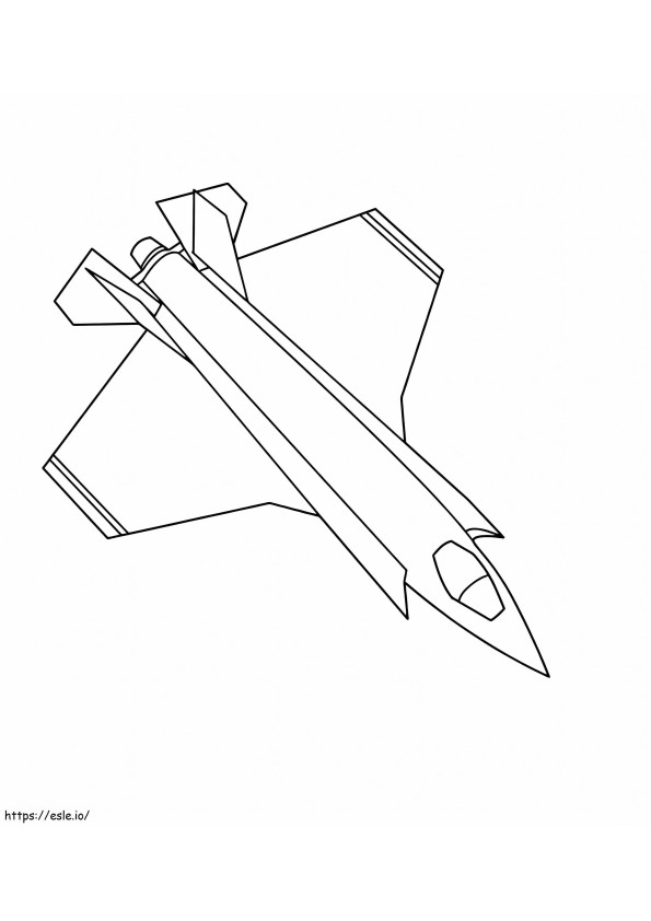 Coloriage Avions faciles à imprimer dessin