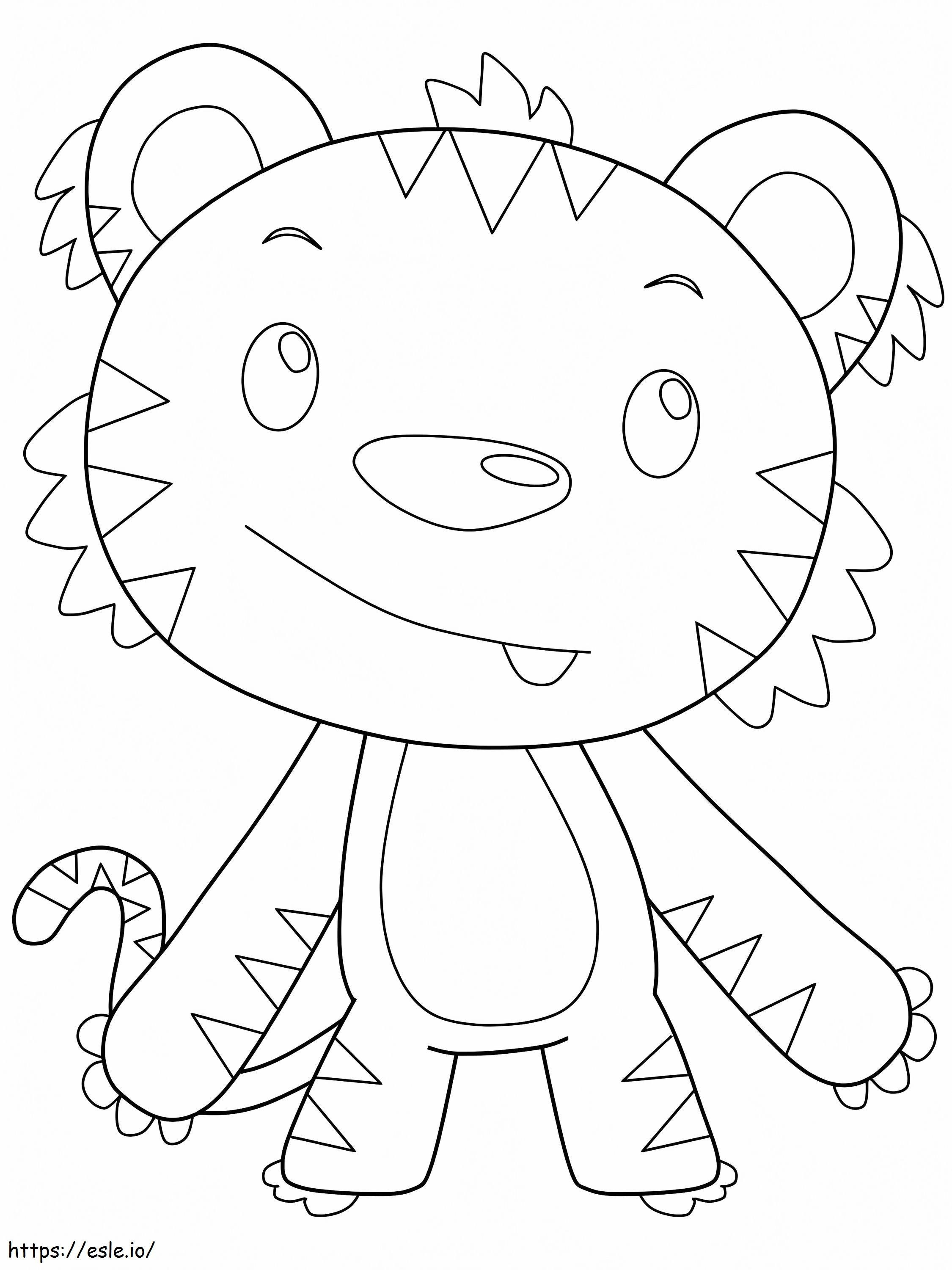 Tiger For Kids coloring page