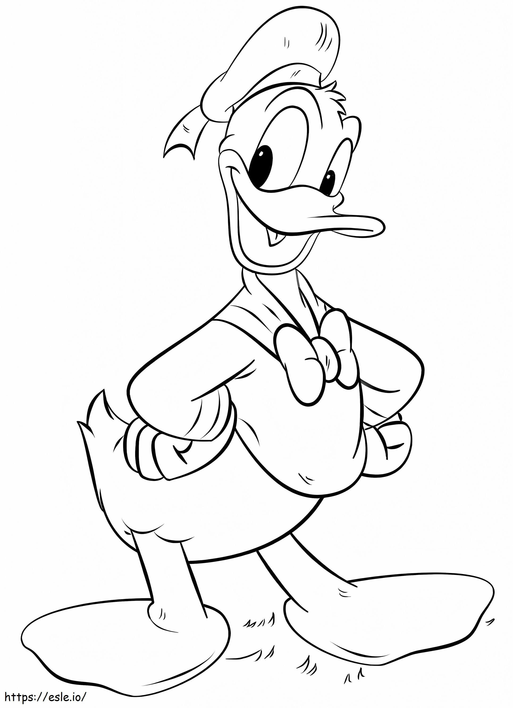 Feliz Donald 1 para colorir