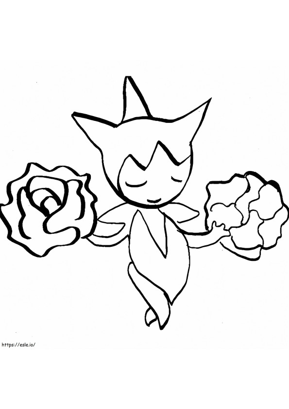 Pokemon Roselia do wydrukowania