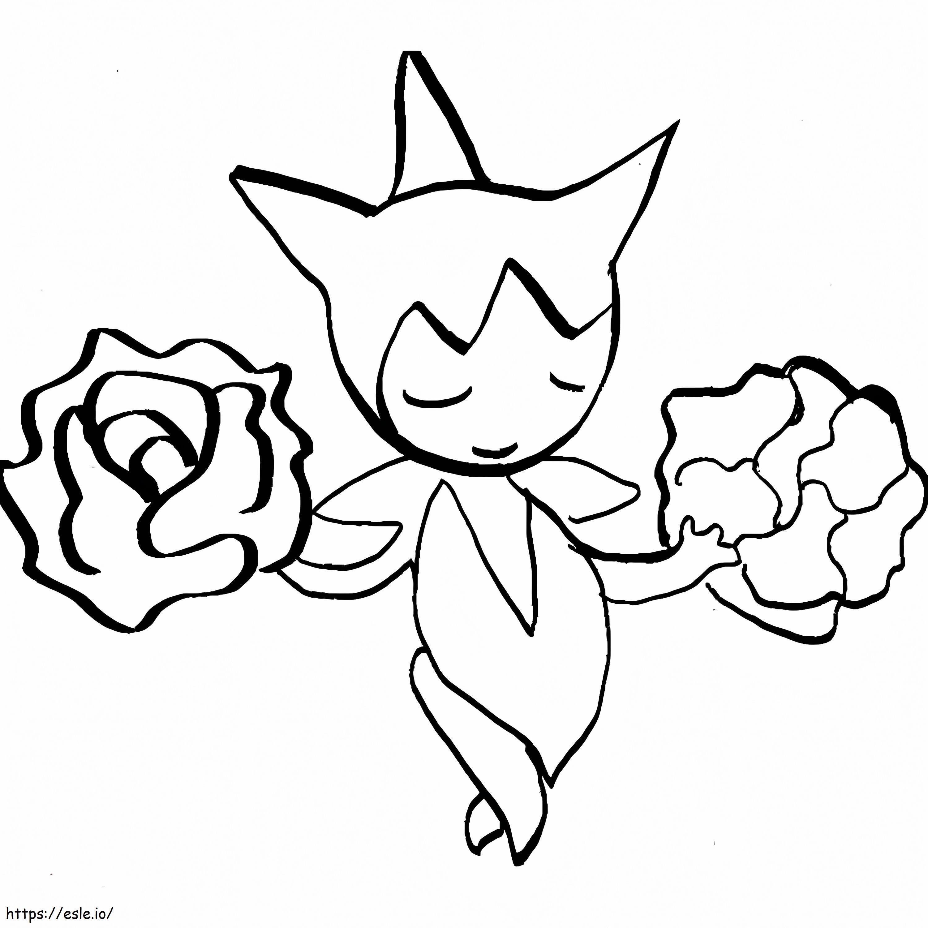 Printable Roselia Pokemon coloring page