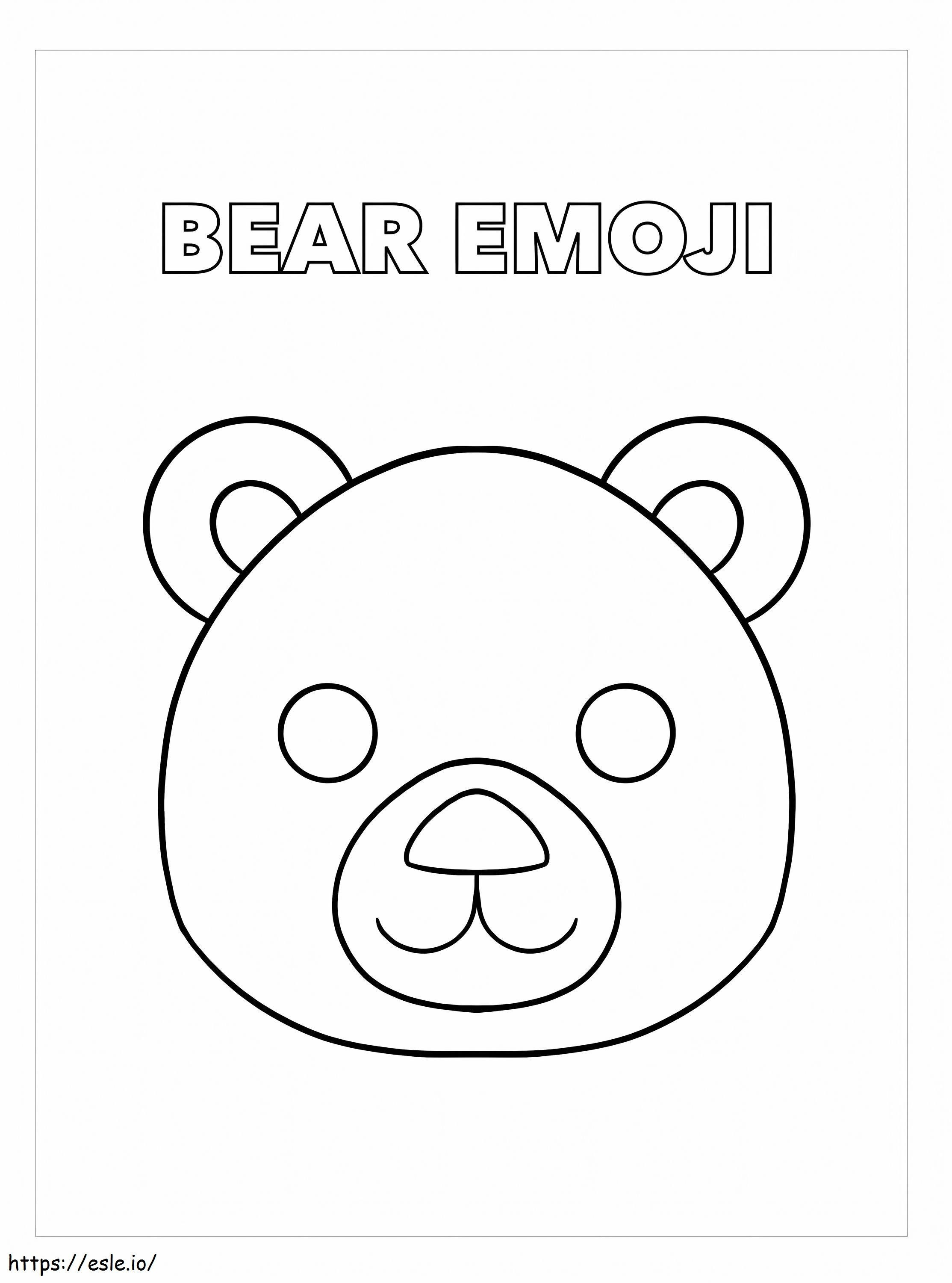 Coloriage Très Emoji à imprimer dessin