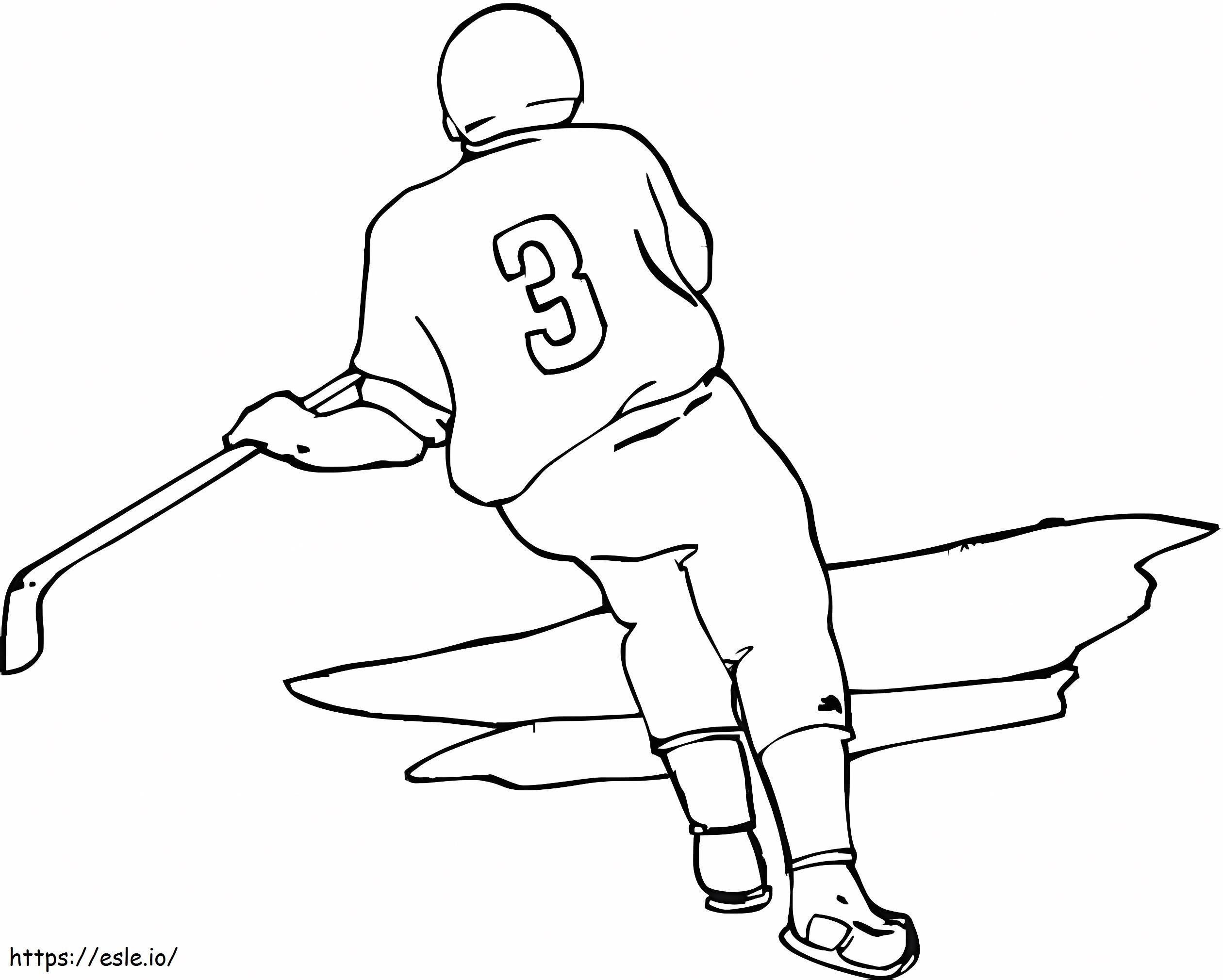 Good Hockey Players coloring page