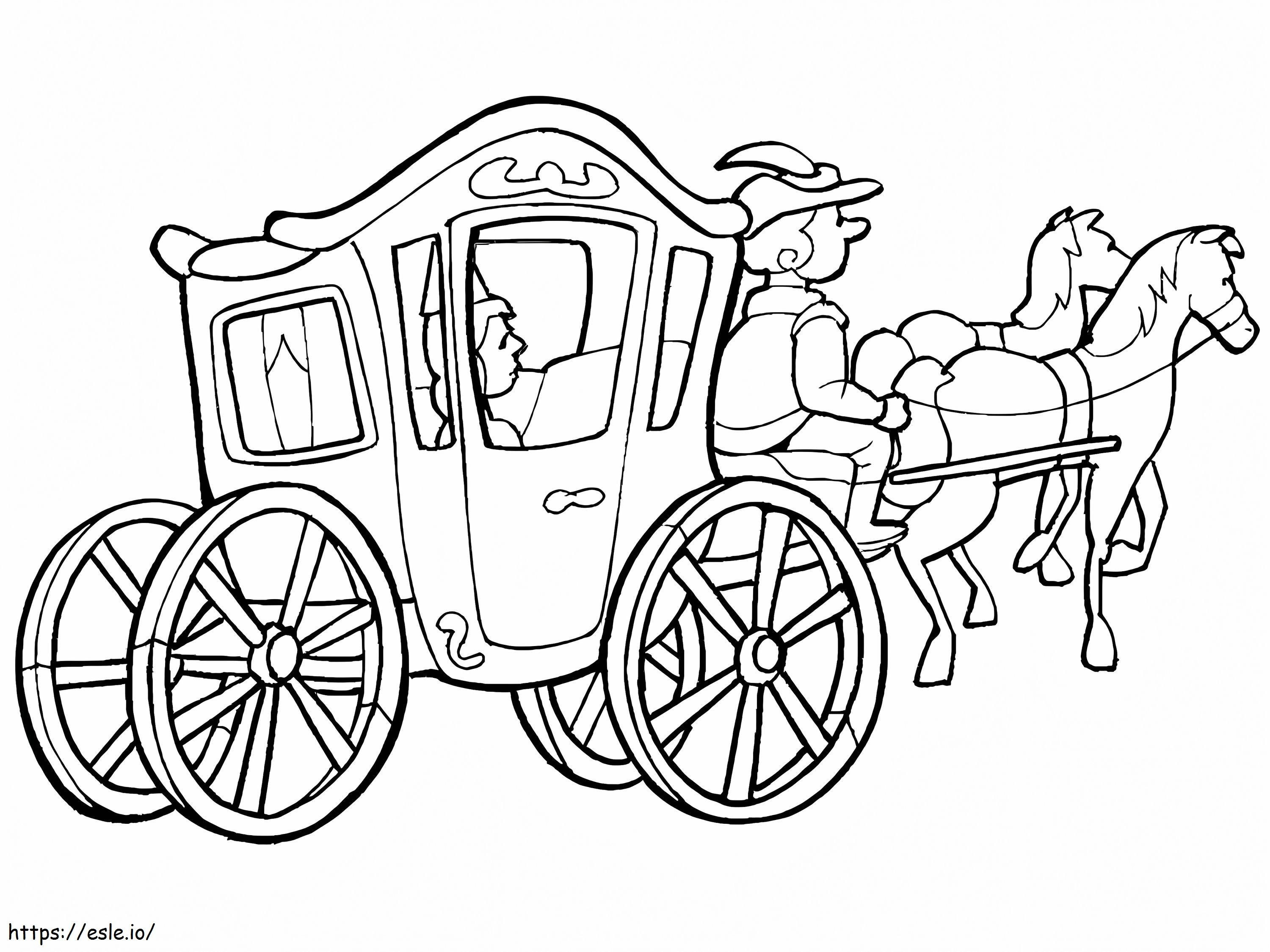 Print Carriage coloring page