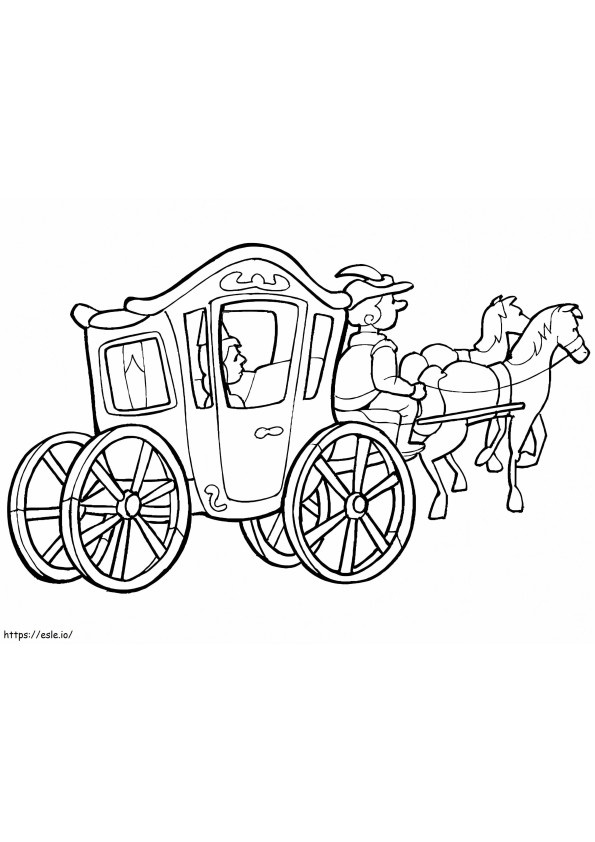Print Carriage coloring page