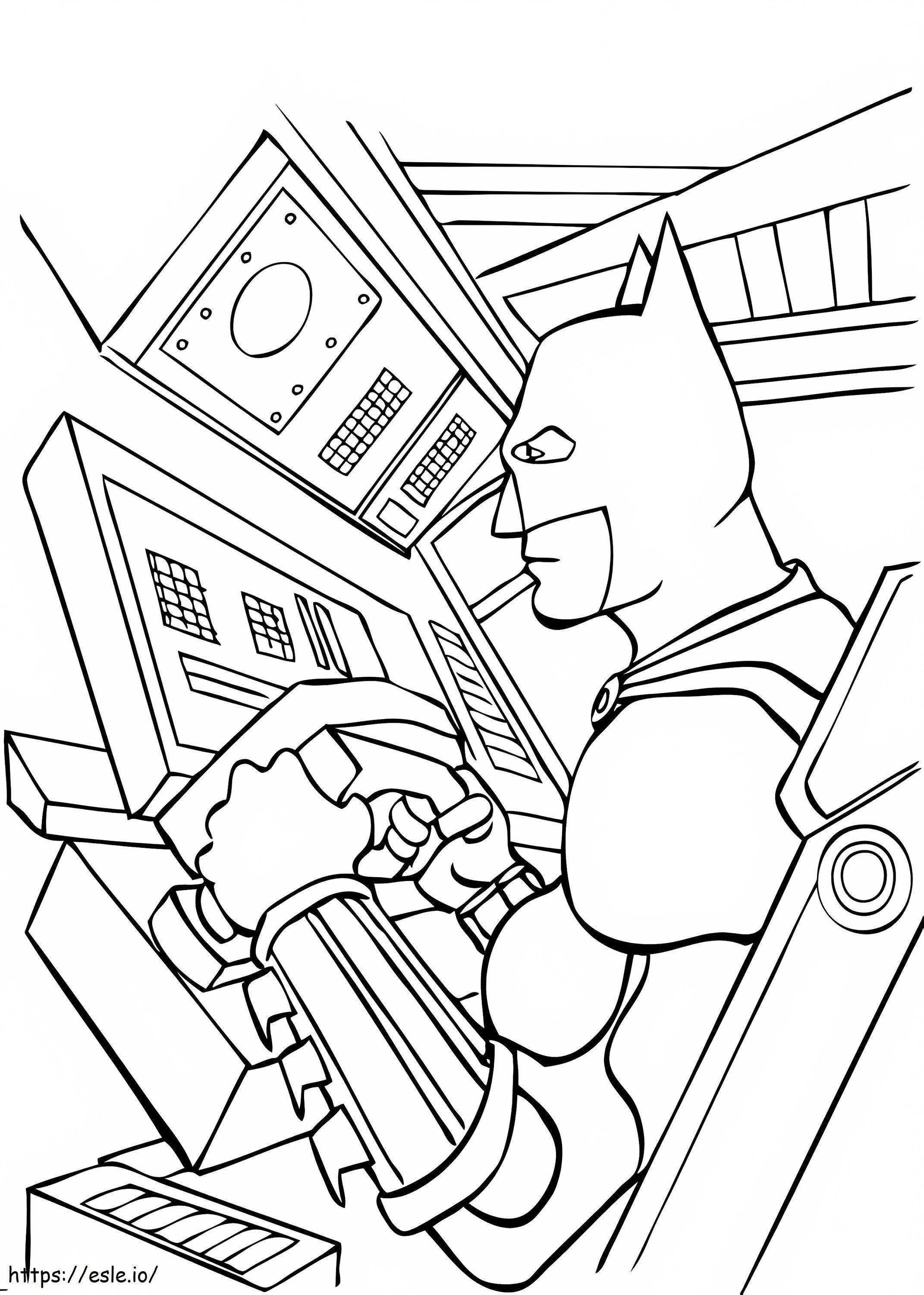 Coloriage Images gratuites de Batman à imprimer dessin