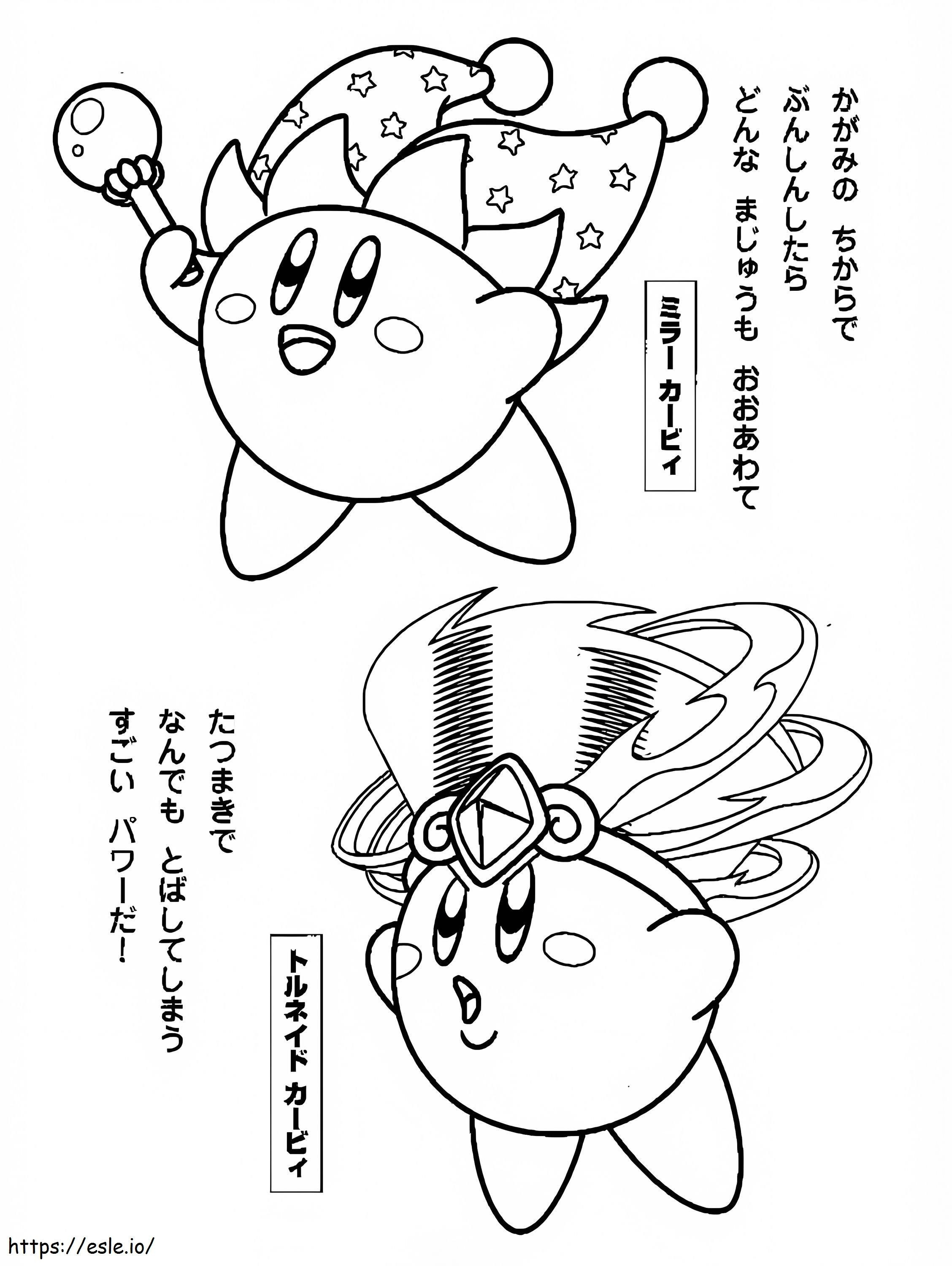 Kirby-Spaß ausmalbilder
