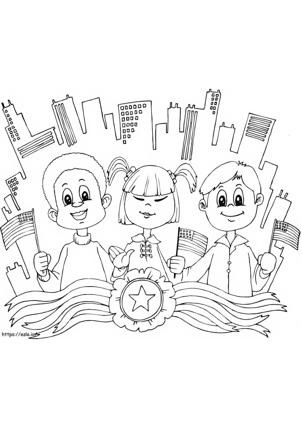 Printable Diversity coloring page