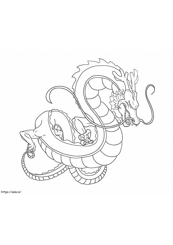 Great Shenron coloring page