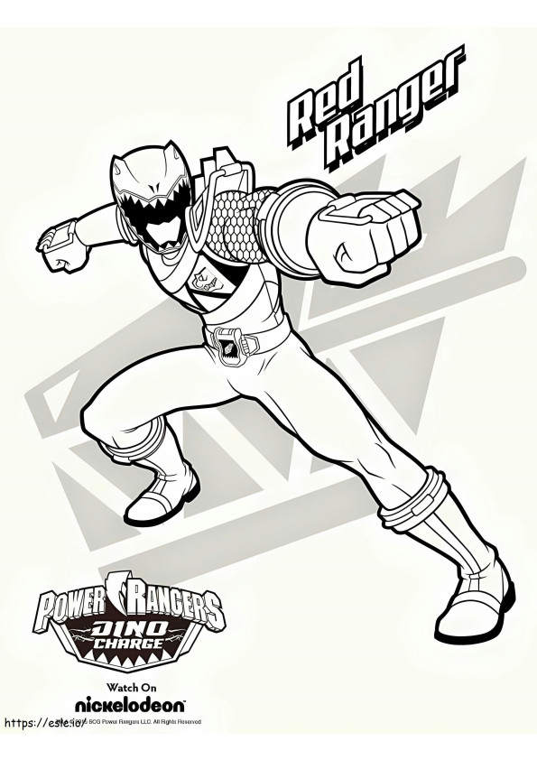 Coloriage Power Rangers 6 à imprimer dessin