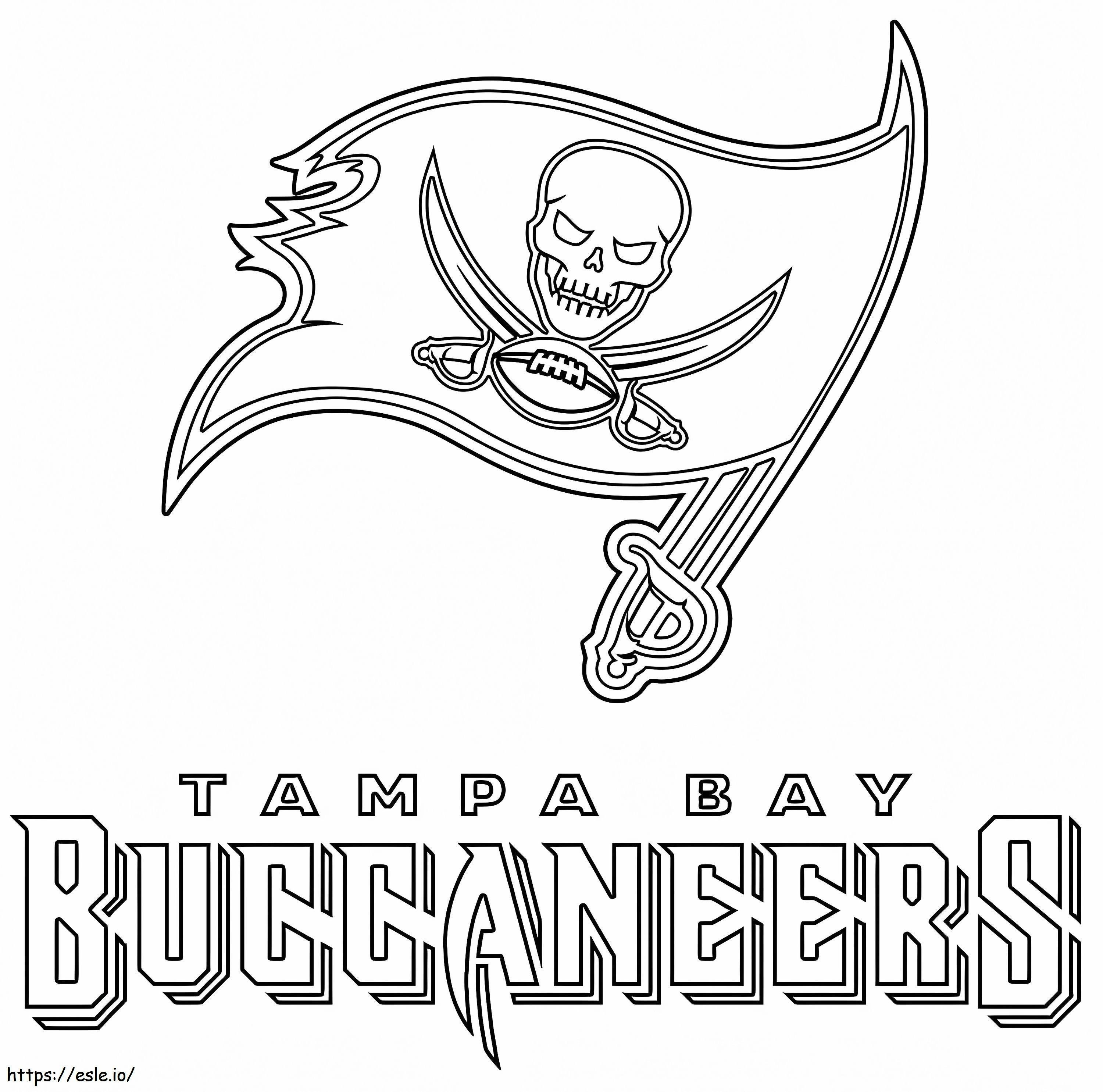 Bezpłatne drukowanie Buccaneers z Zatoki Tampa kolorowanka