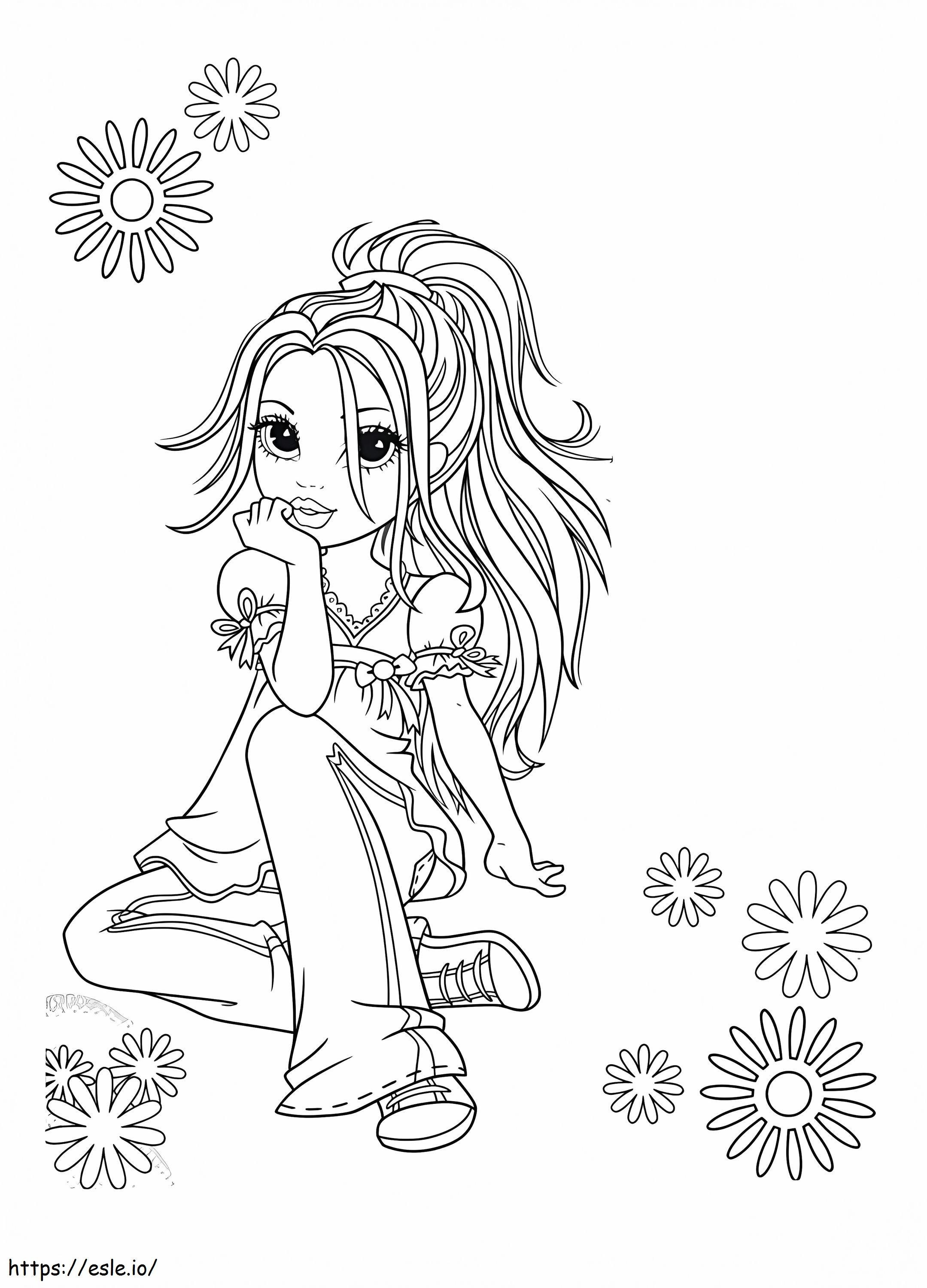 Moxie Girlz 8 coloring page