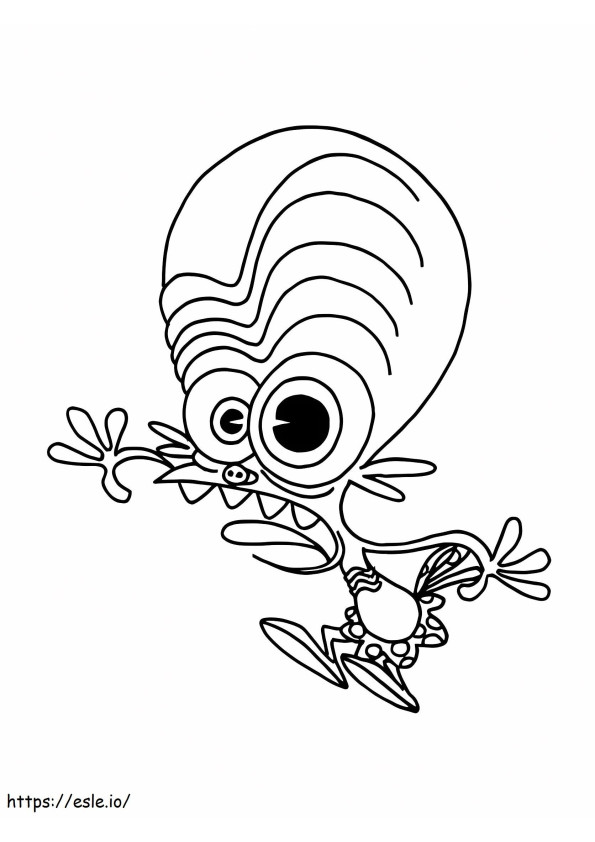 Crazy Candy Caramella coloring page