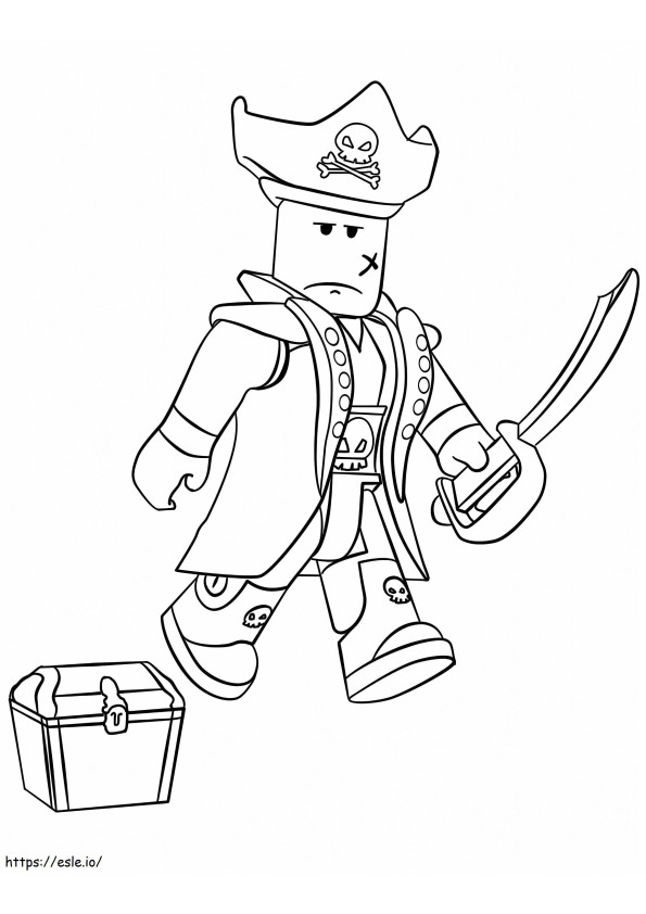1578906627 Roblox Pirate coloring page