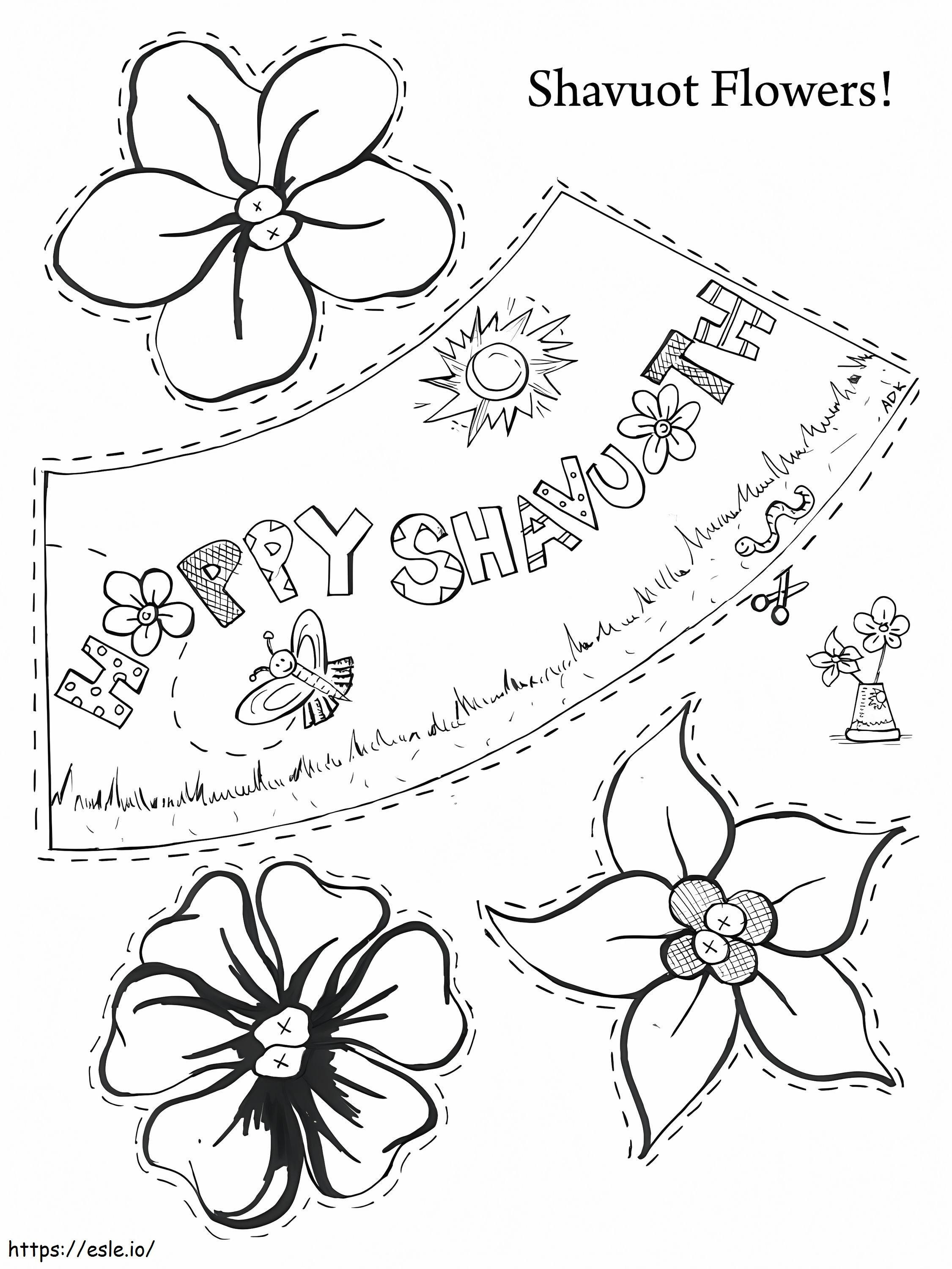 Shavuot 4 coloring page