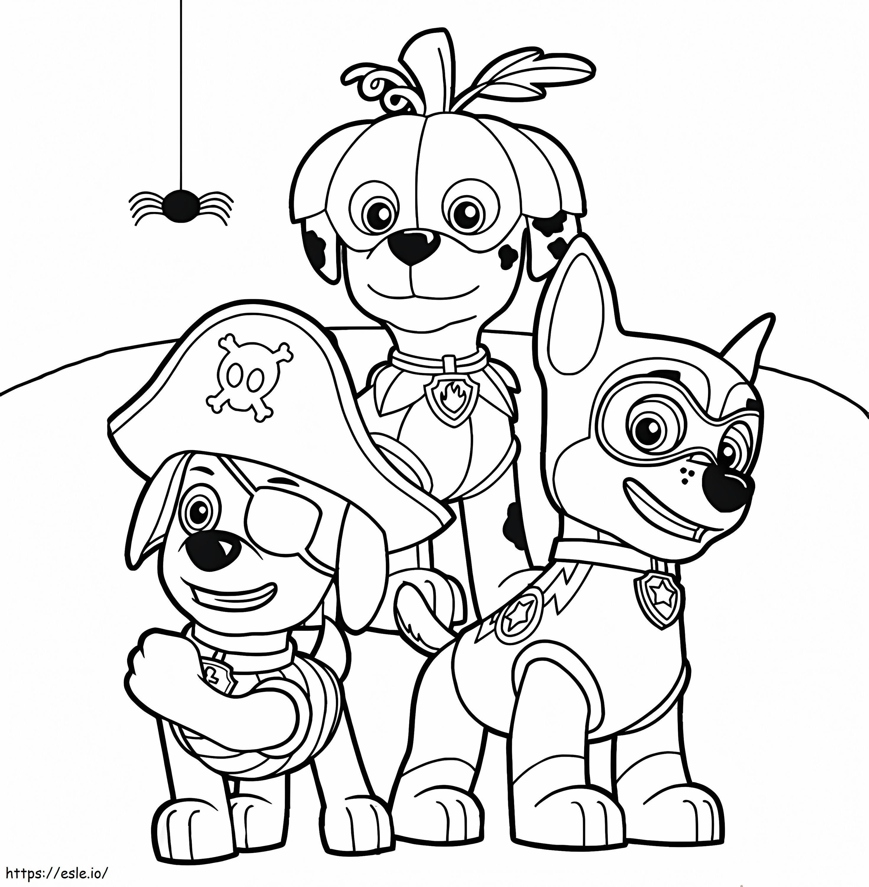 Chase Paw Patrol 8 coloring page