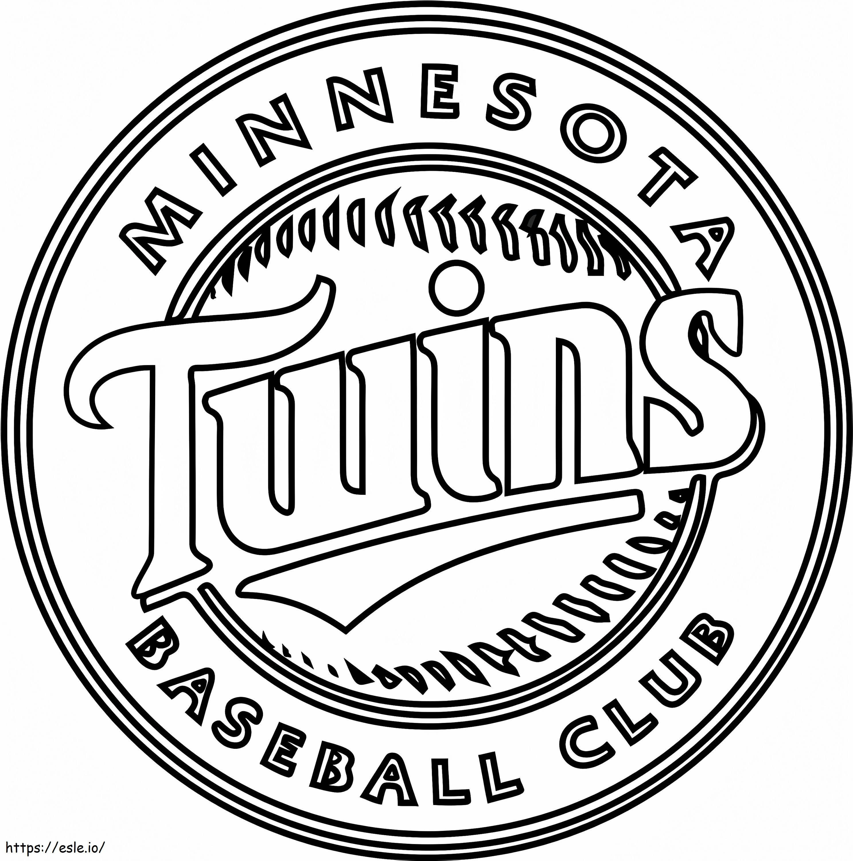 Minnesota Twins -logo värityskuva