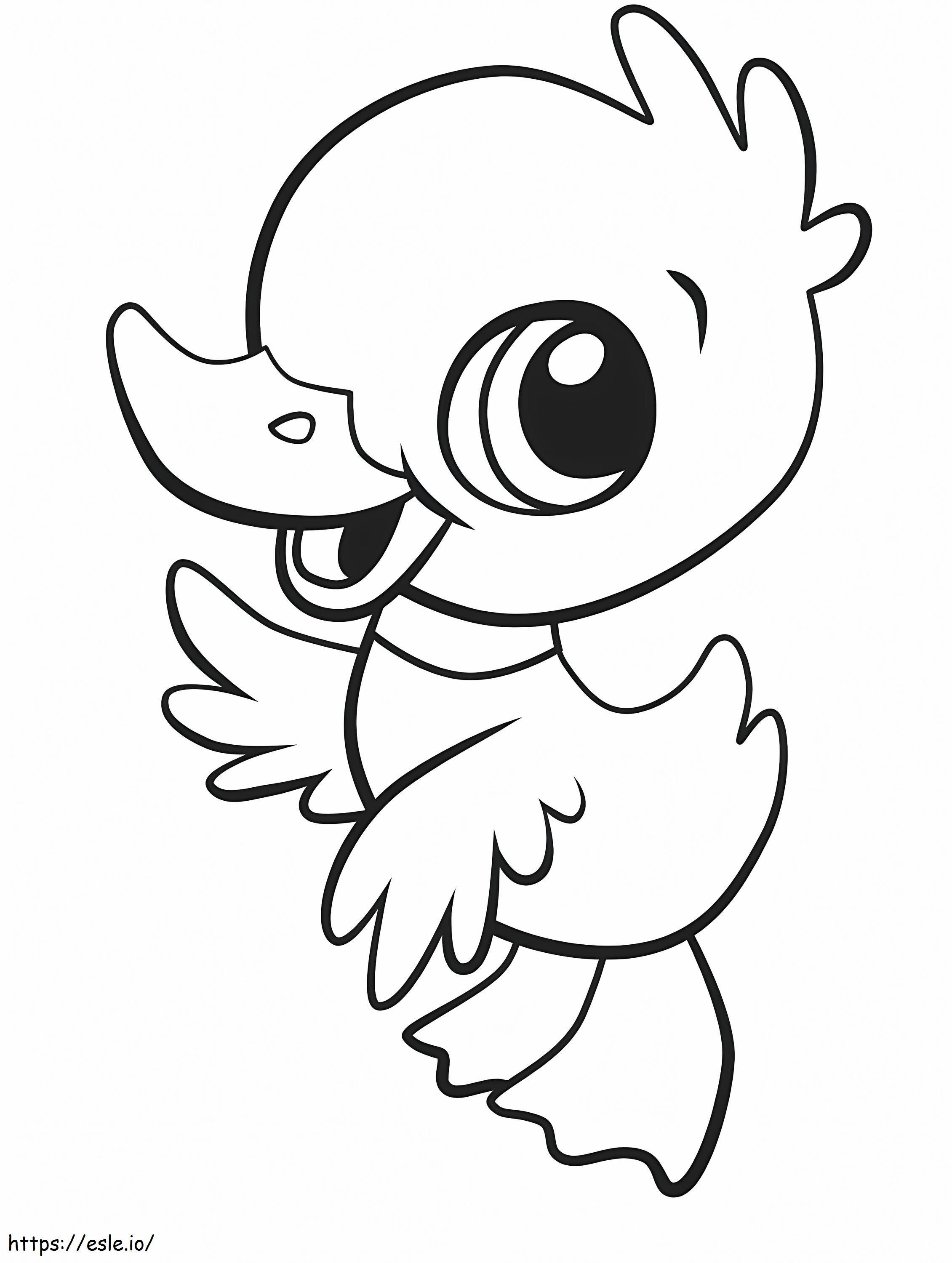 Cute Baby Duck coloring page