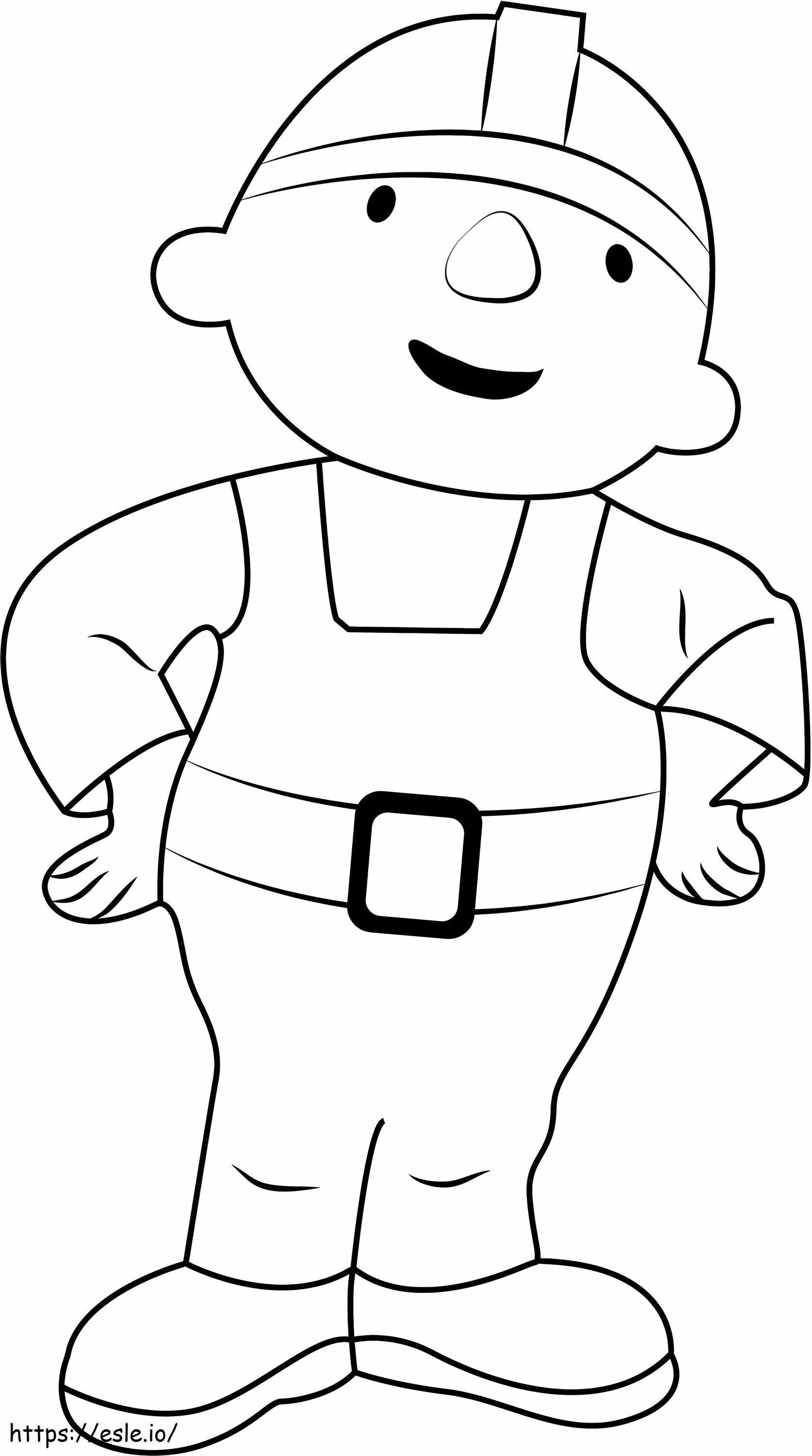 1531189489 Bob Smiling A4 coloring page