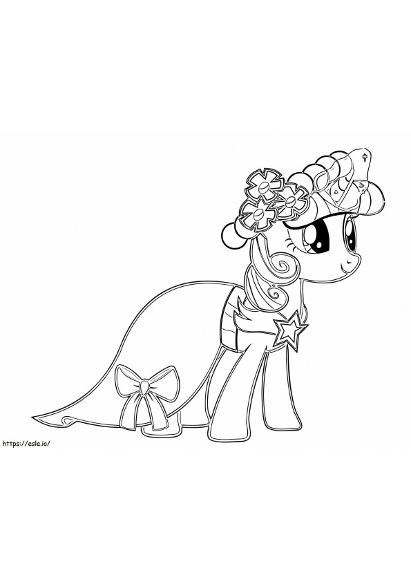 My Little Pony Twilight Sparkle värityskuva
