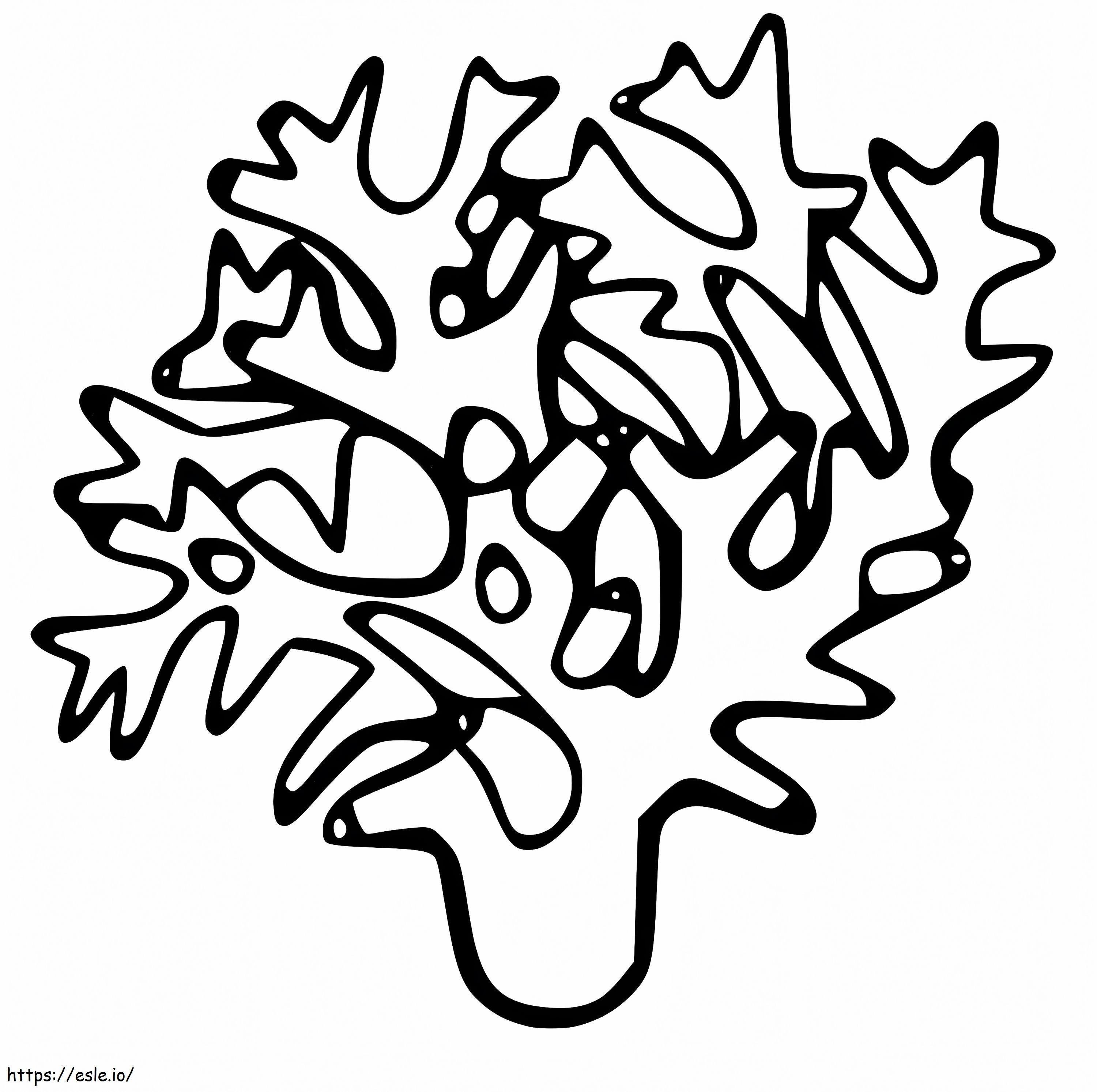 Tree Coral coloring page