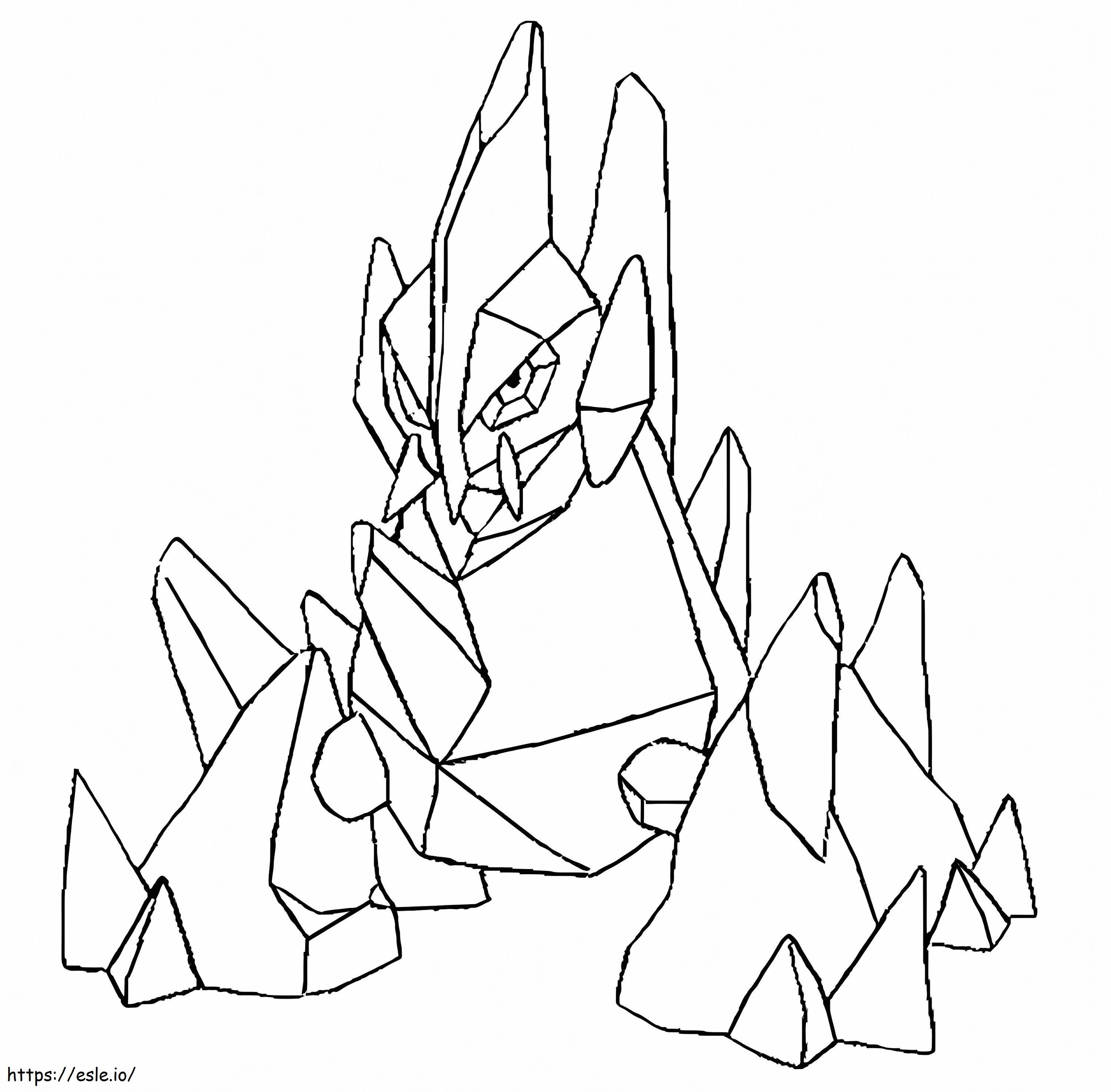 Gigalith Pokemon coloring page
